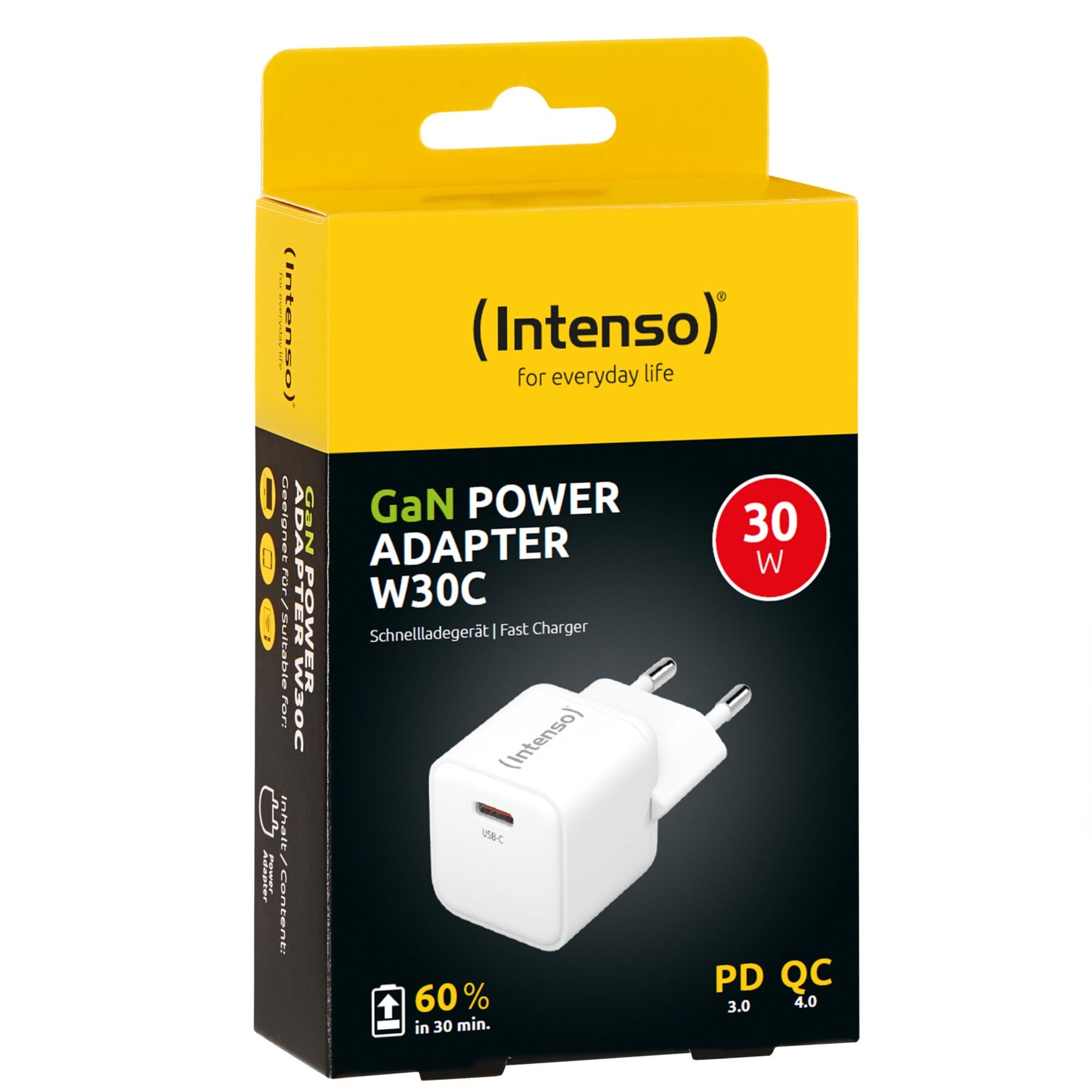Intenso Smartphone-Ladegerät »POWER ADAPTER USB-C GAN/7803022«
