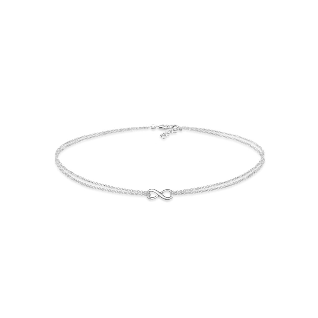 Elli Collier »Choker Erbskette Infinity Unendlichkeit 925 Silber«