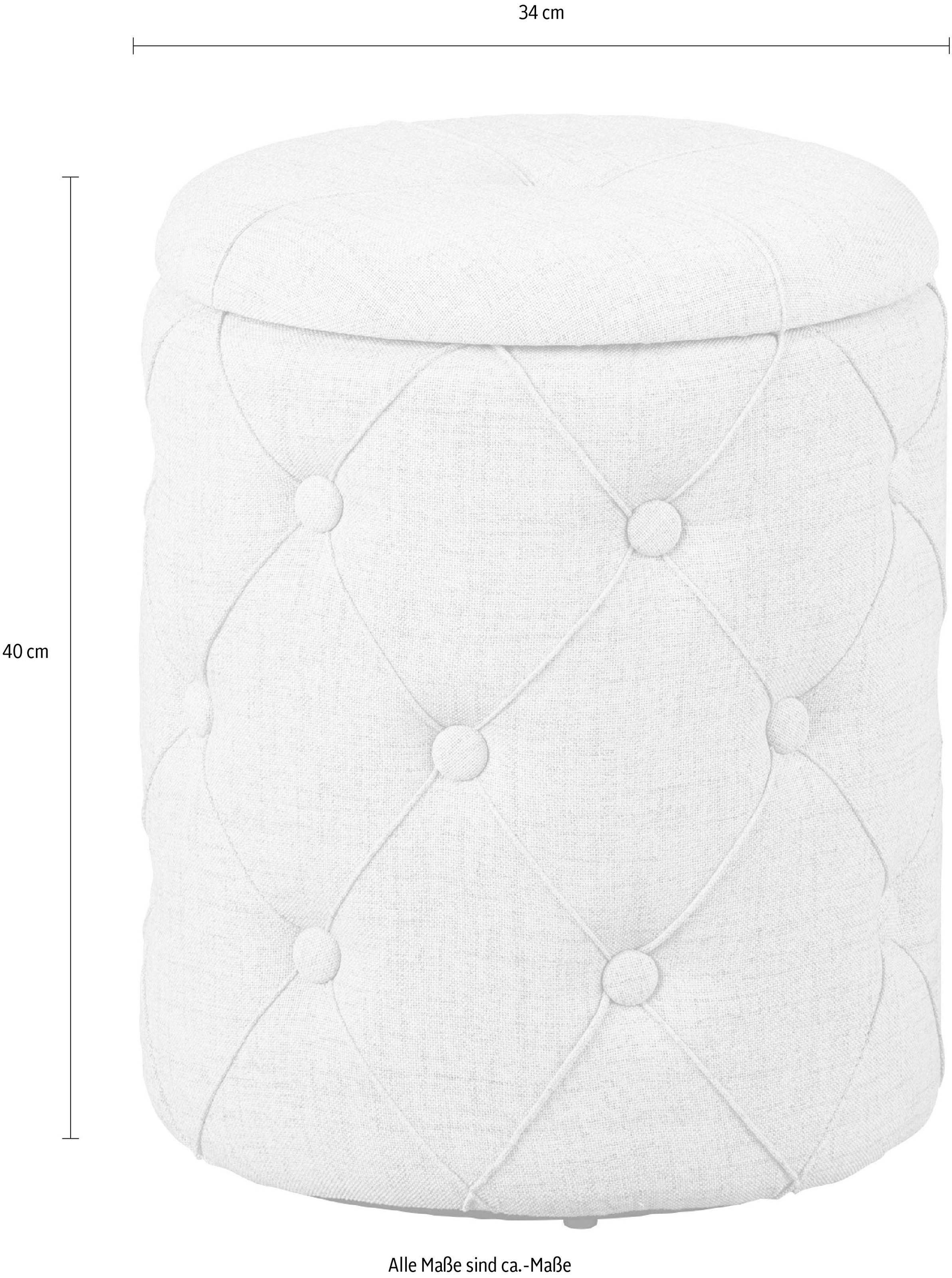 Inter Link Hocker »Yapak« Pouf mit Stauraum