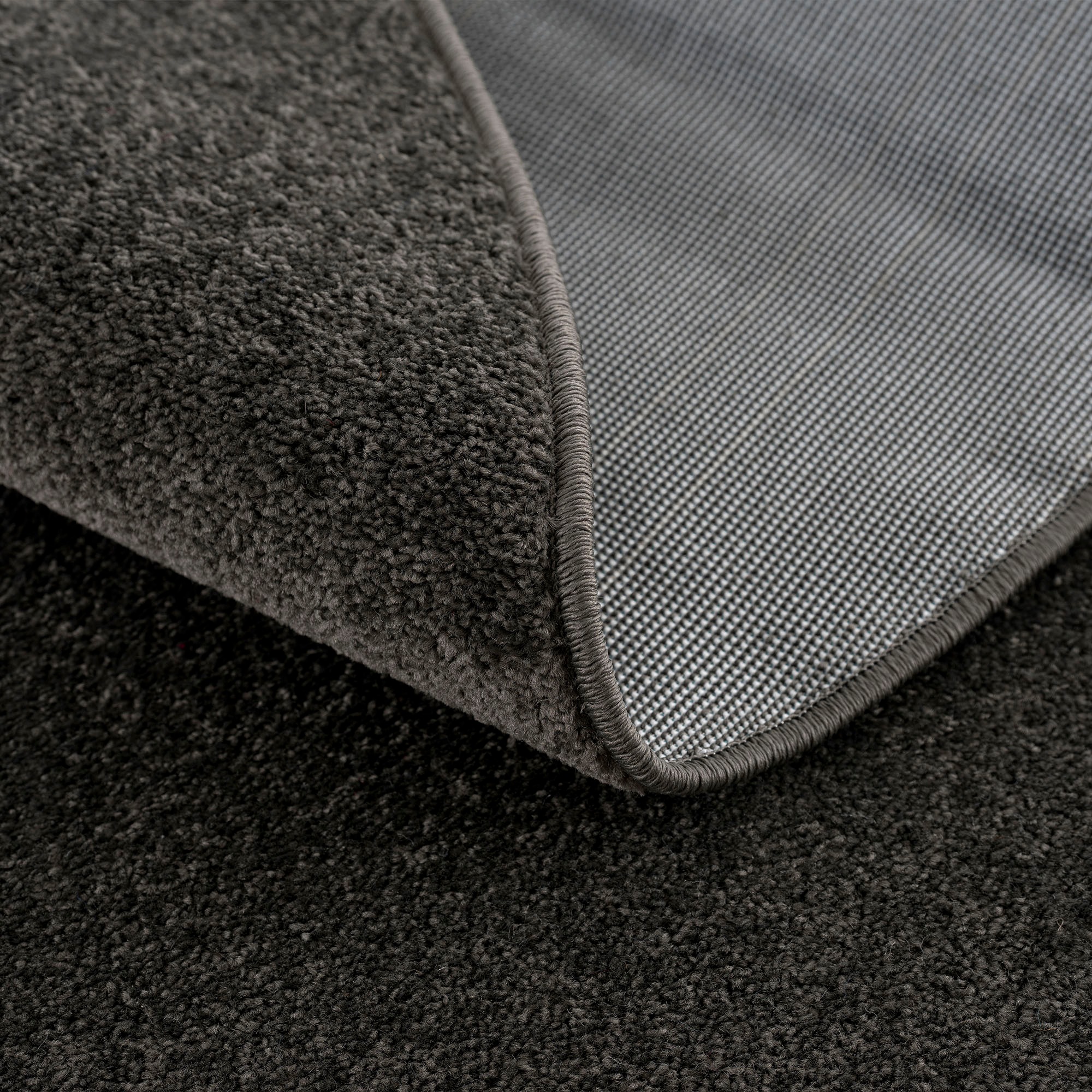 Thumbnail - Sanat Teppich "Uni" rund 13 mm Höhe robuster Kurzflorteppich, große Farbauswahl, Wohnzimmer, alle Räume