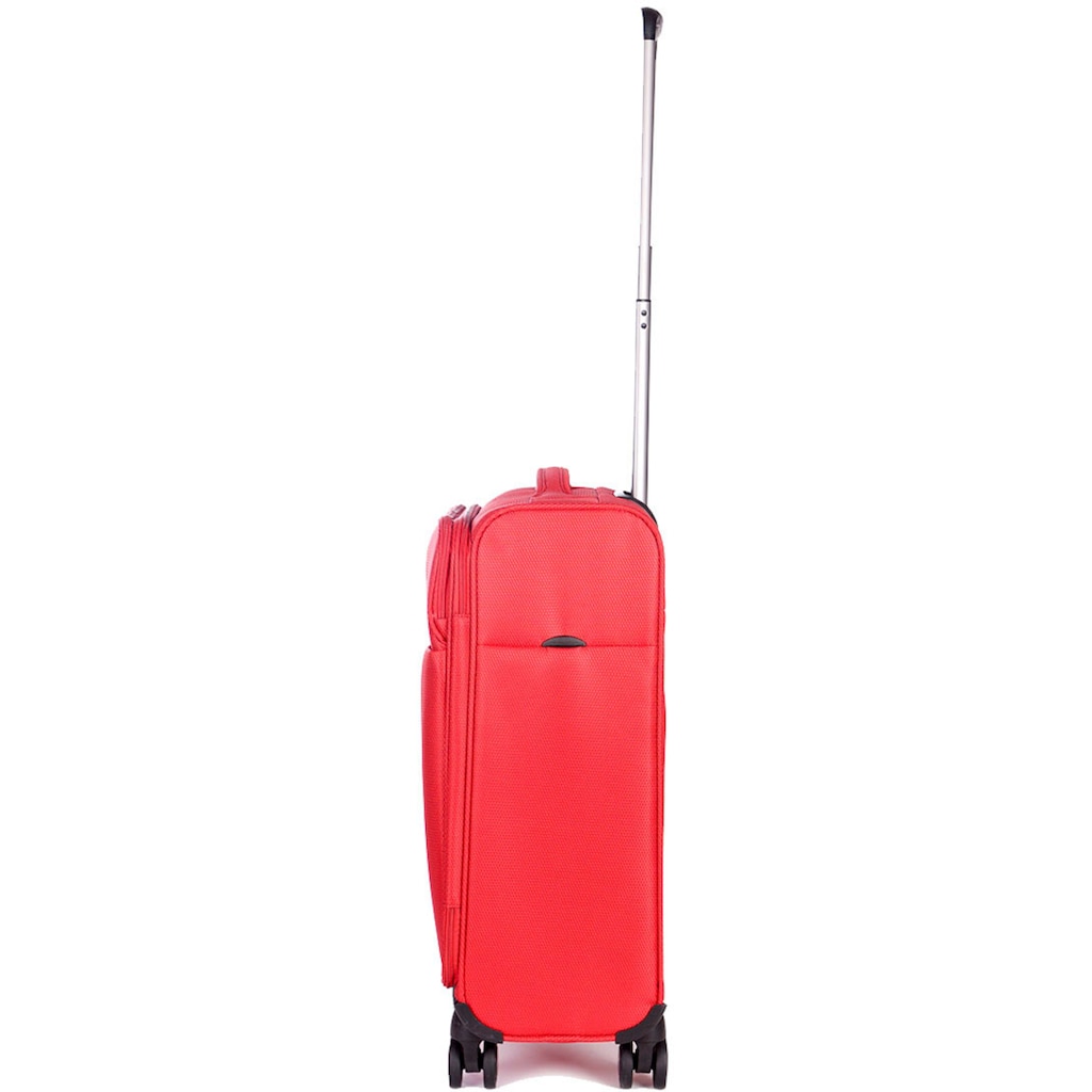 Stratic Weichgepäck-Trolley »Stratic Light + S, red«, 4 Rollen