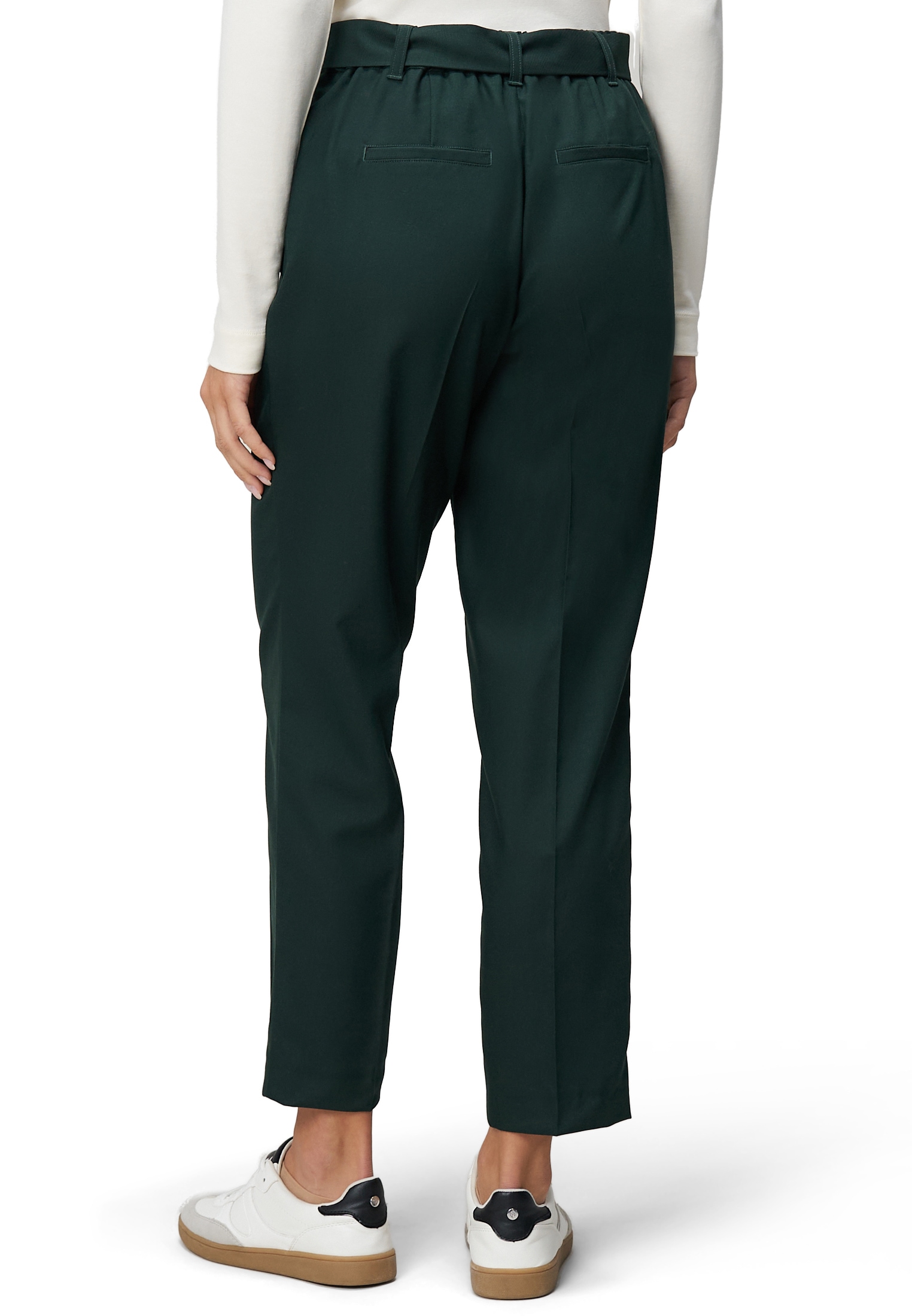 Zero Stoffhose »zero Damen Stoffhose mit Gürtel 28 Inch«, Gürtel