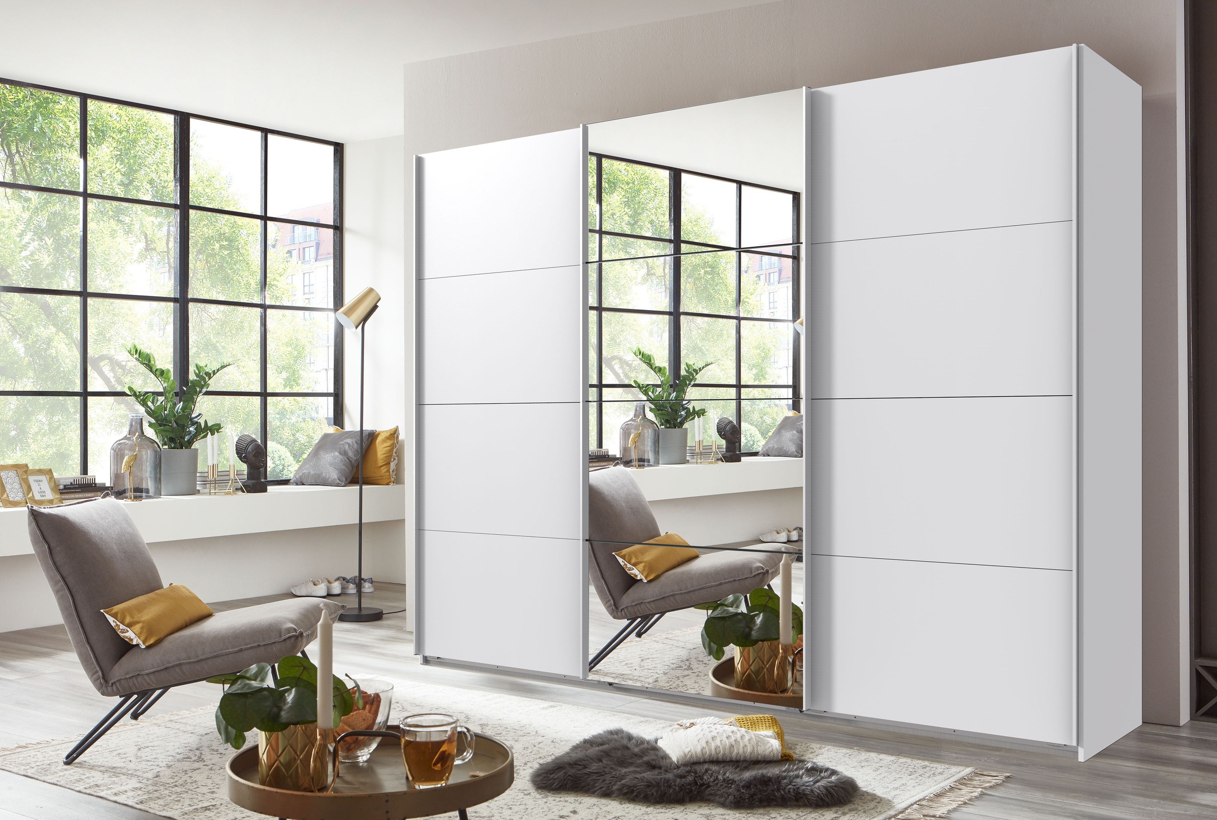 Wimex Schwebetürenschrank "Norderstedt" INKLUSIVE 2 Stoffboxen und 2 zusätz günstig online kaufen