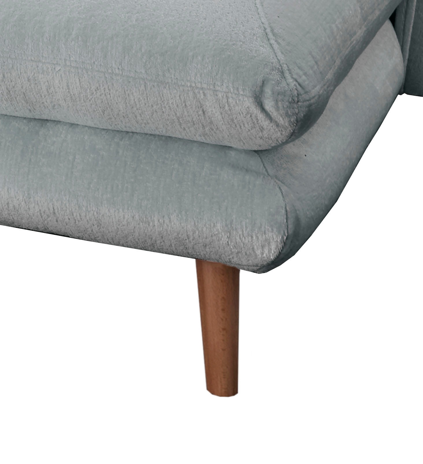 INOSIGN Ecksofa »Lazio modern und bequem, schmale Armlehnen, tolle Detailverarbeitung«, zwei verschiedene Fußfarben wählbar