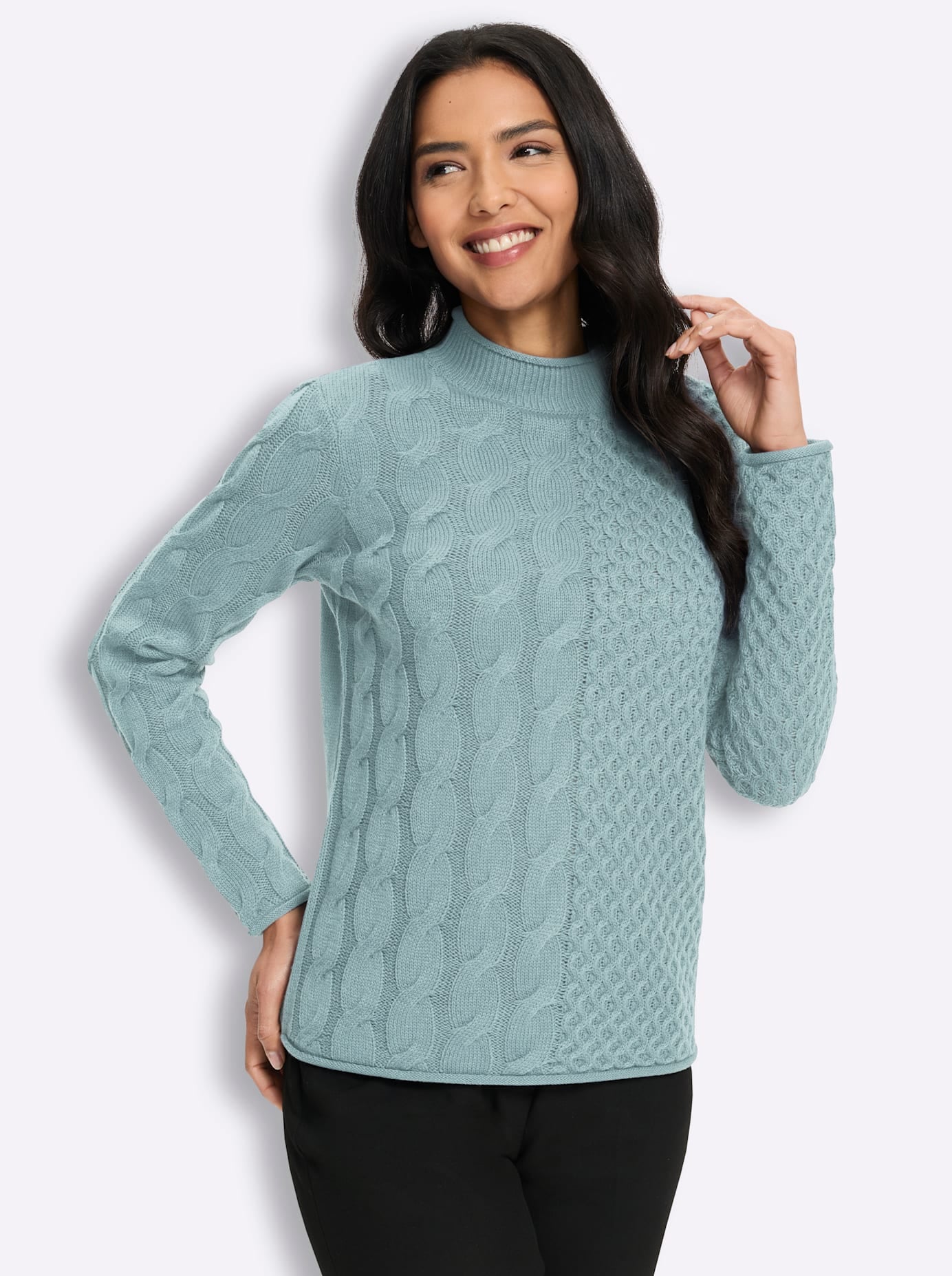 Classic Basics Stehkragenpullover "Stehkragen-Pullover"