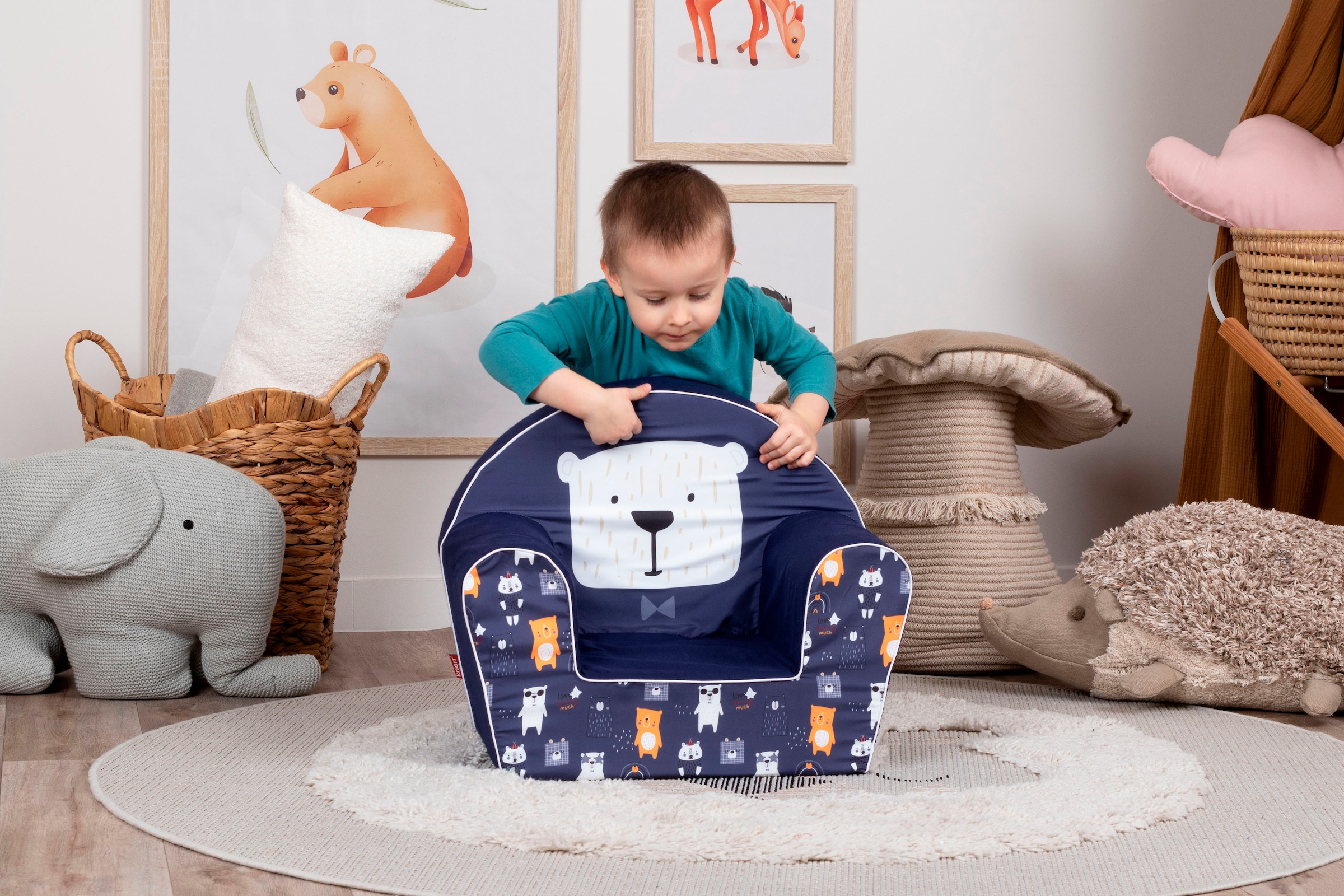 Knorrtoys® Sessel »Pretty bear« für Kinder; Made in Europe