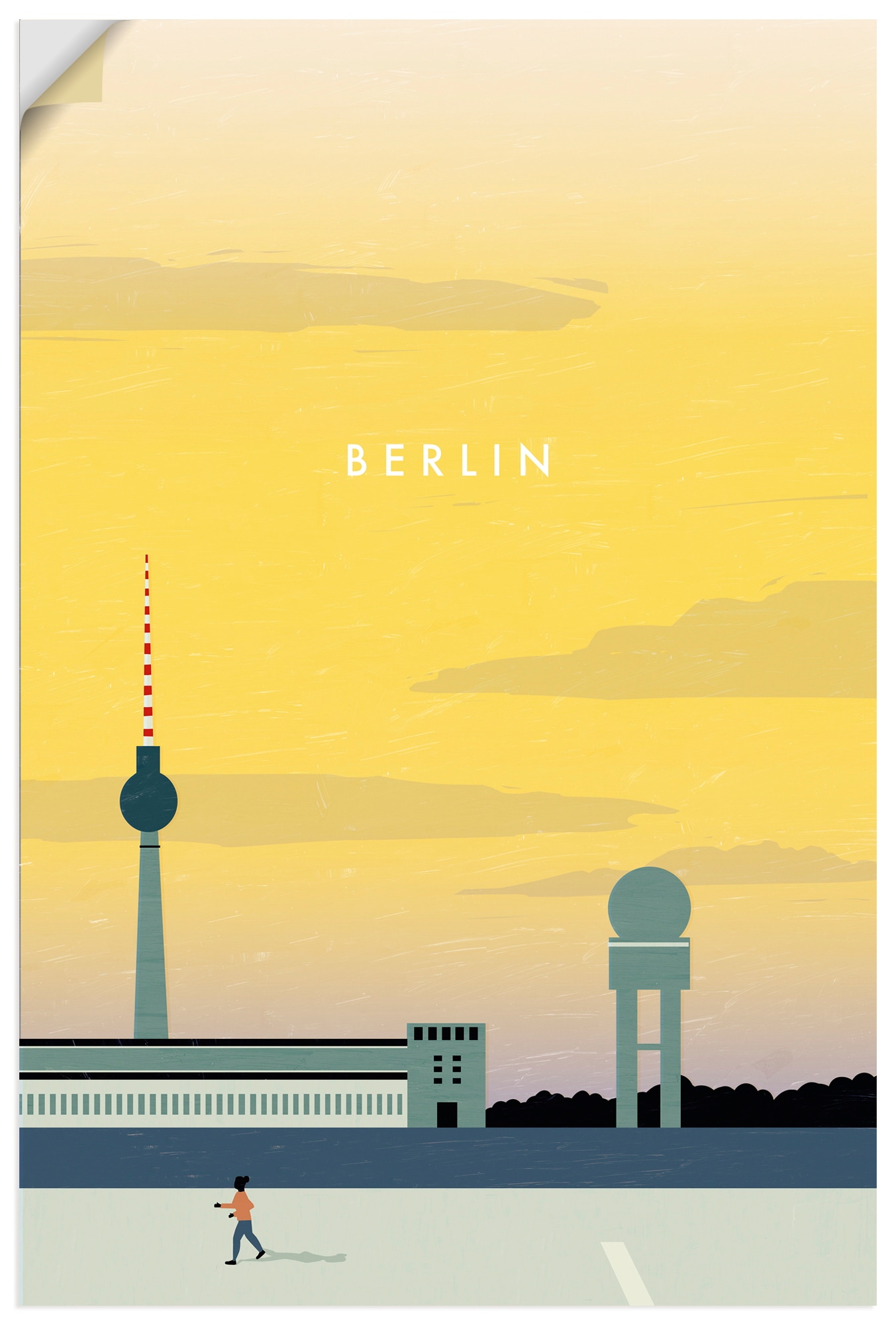 Artland Wandbild "Berlin" 1 Stk. tlg. als Alubild, Leinwandbild, Poster, Wandaufkleber in verschied. Größen
