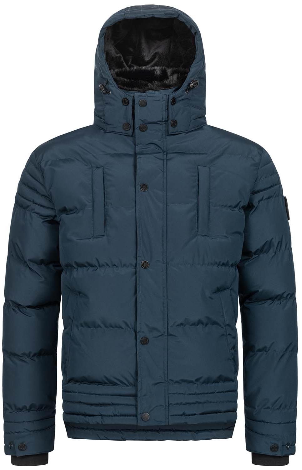 Alessandro Salvarini Winterjacke »ASFabiano«, mit warmem Teddyfell und abnehmbarer Kapuze