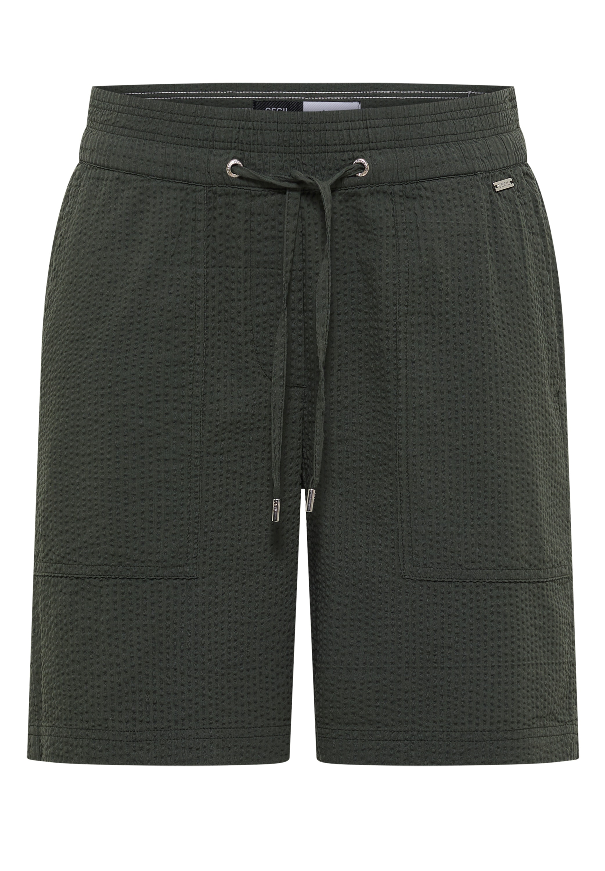 Cecil Shorts  aus Seersucker-Material