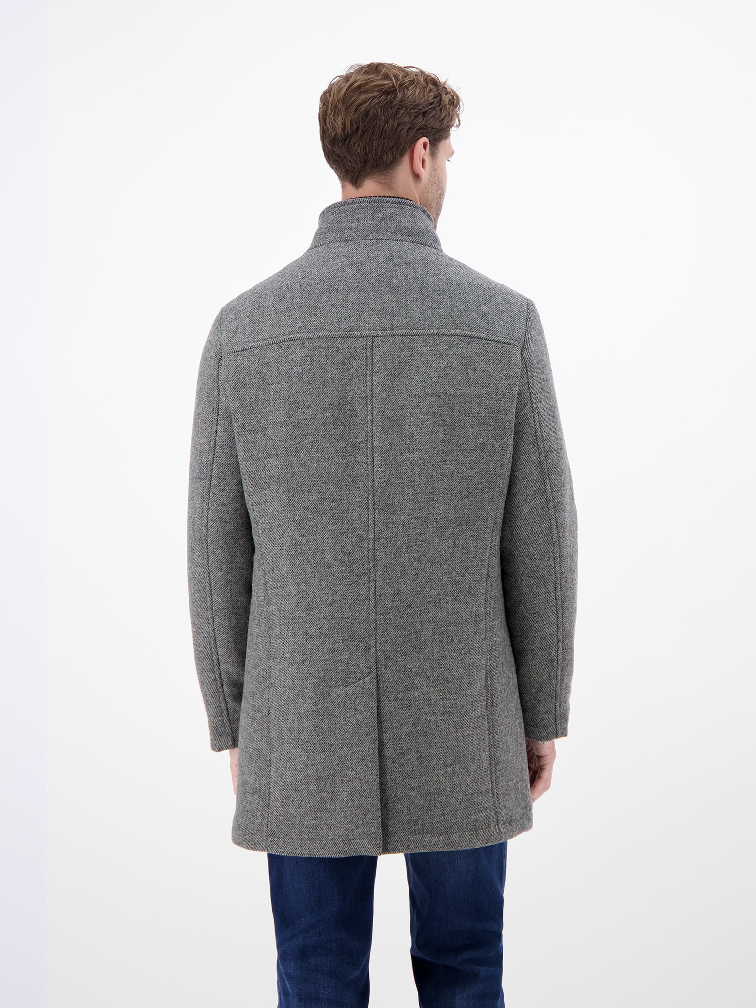 LERROS Kurzmantel, mit Stehkragen und Knopfleiste und Woll-Anteil günstig online kaufen