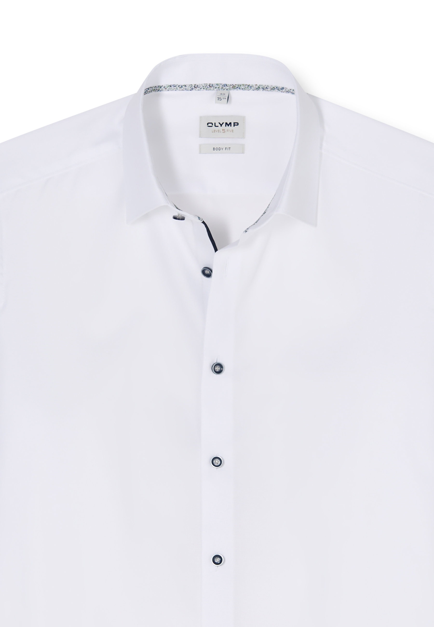 OLYMP Level Five Shirt Body Fit White 37 6