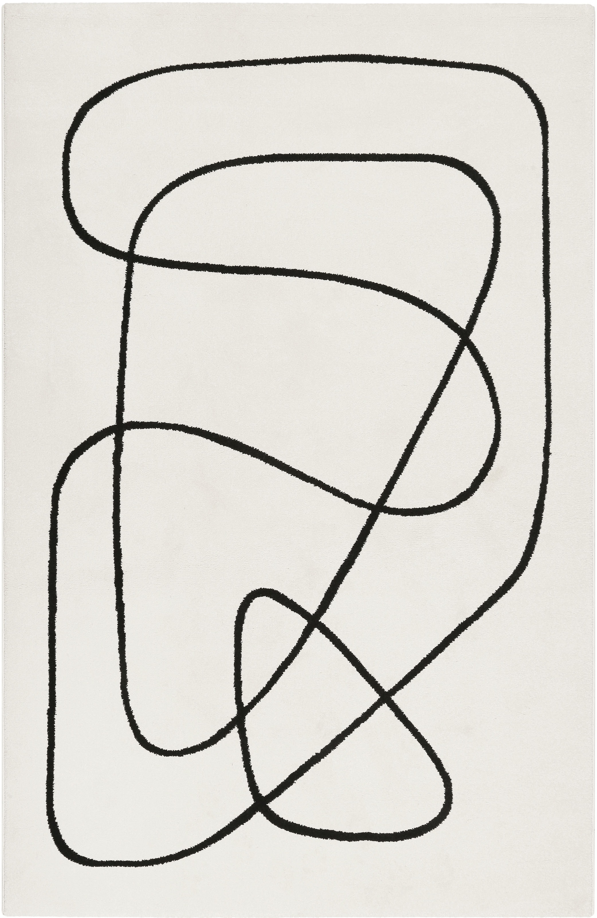 Thumbnail - Esprit Teppich "Artist, ESP-40102" rechteckig 13 mm Höhe Kurzflor, geometrisch modern, schwarz weiss, Wohnzimmer, Schlaf...