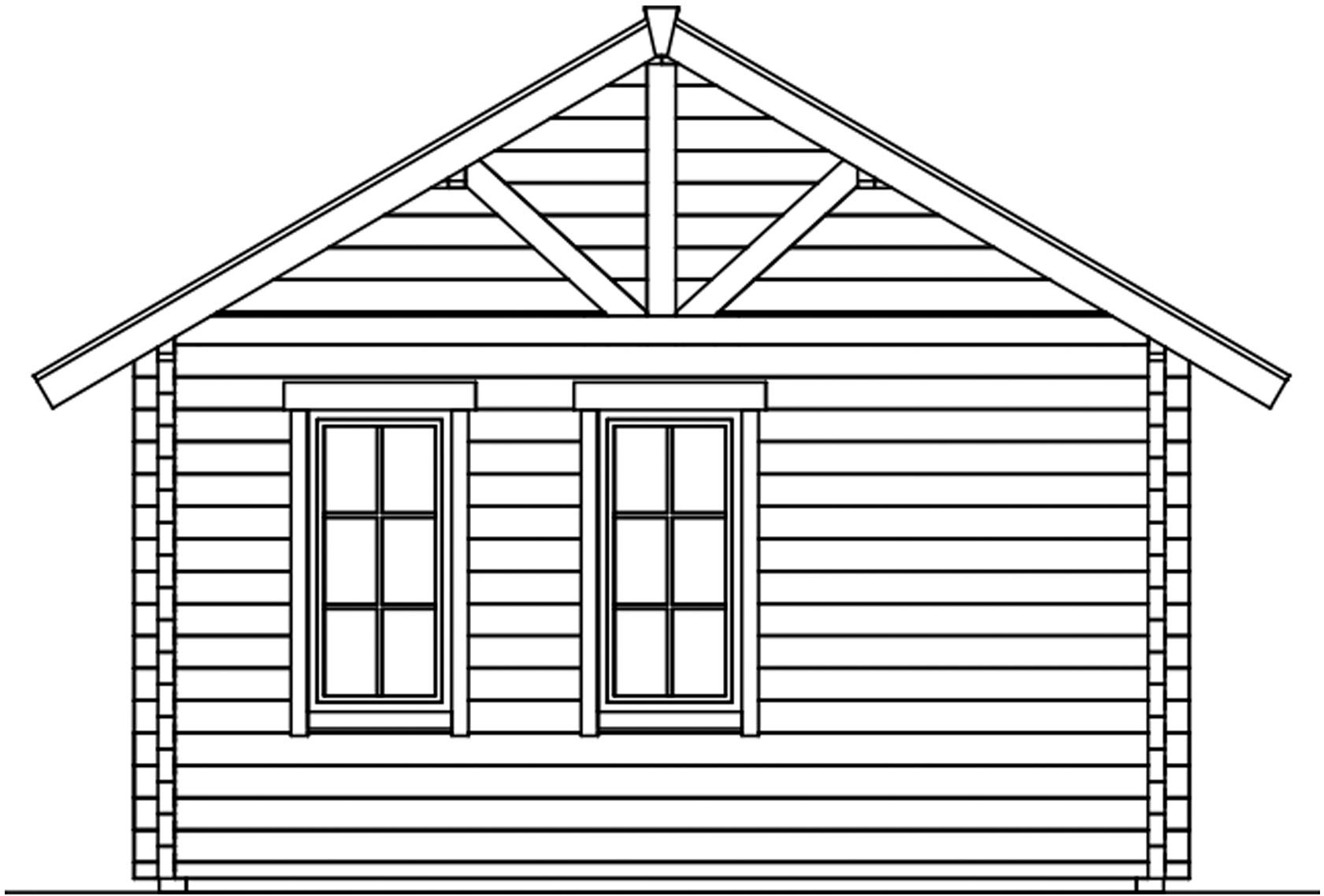 Skanholz Gartenhaus »Toronto 1«, mit Lattung