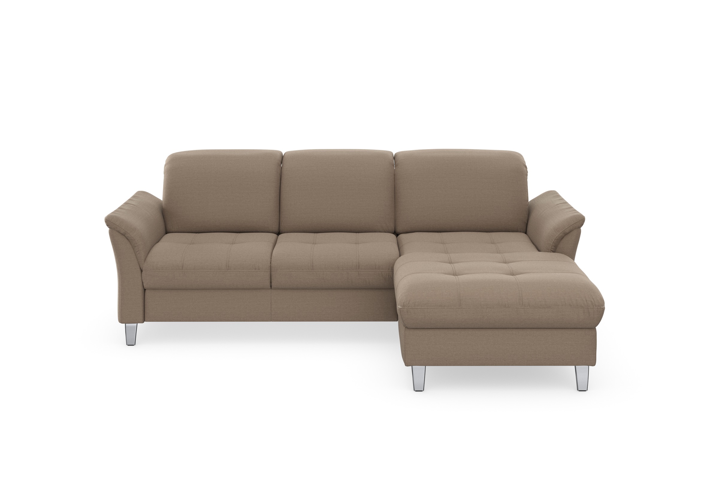 sit&more Ecksofa »Maggiore L-Form«, wahlweise mit Kopfteilverstellung, Bettfunktion und Bettkasten