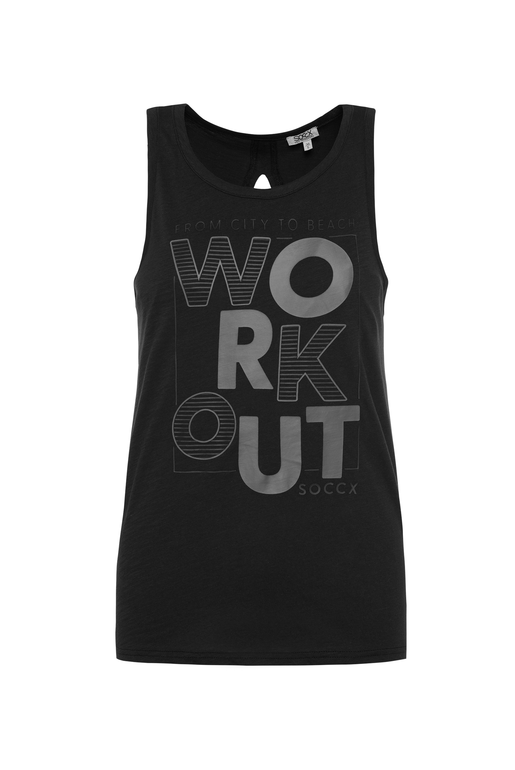 SOCCX Tanktop, aus Baumwolle