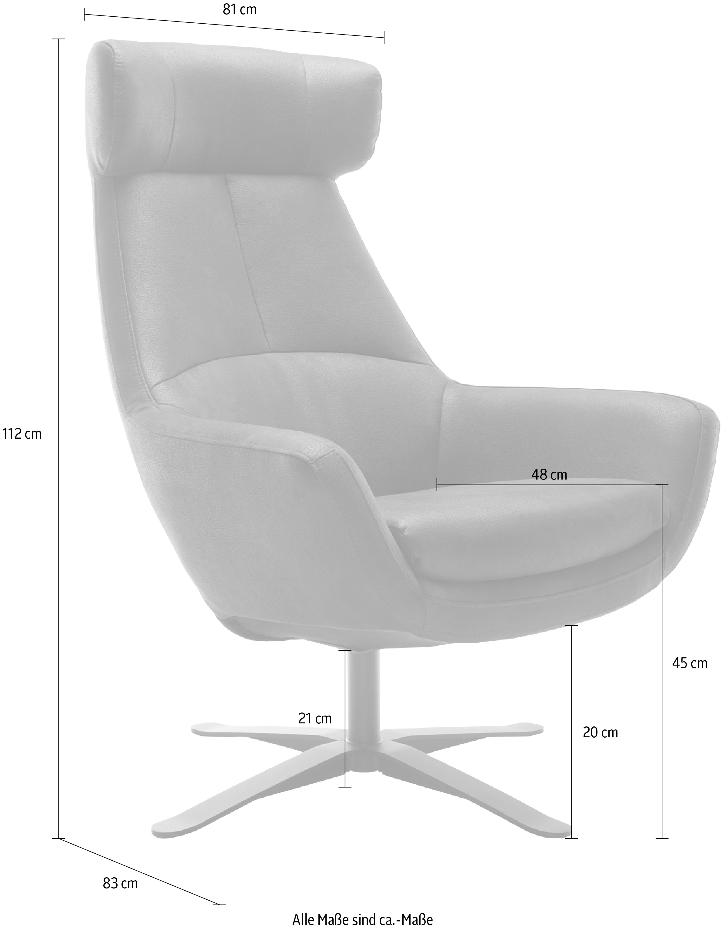 BETYPE Drehsessel »Be Organic High Back«, in elegantem Design mit  Drehfunktion bestellen | BAUR