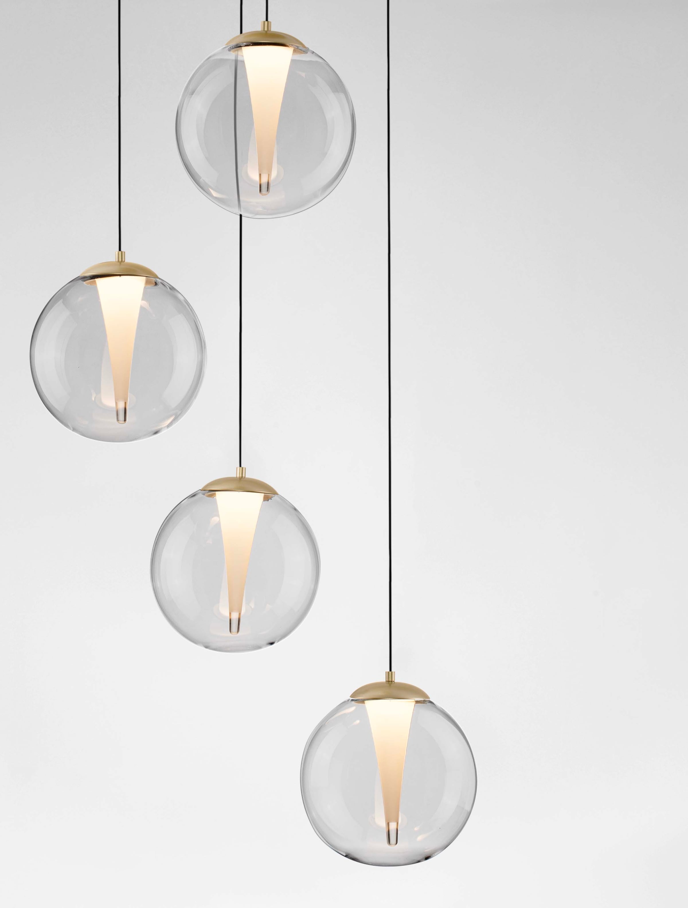 Nova Luce Pendelleuchte »GALEO«, 4 flammig
