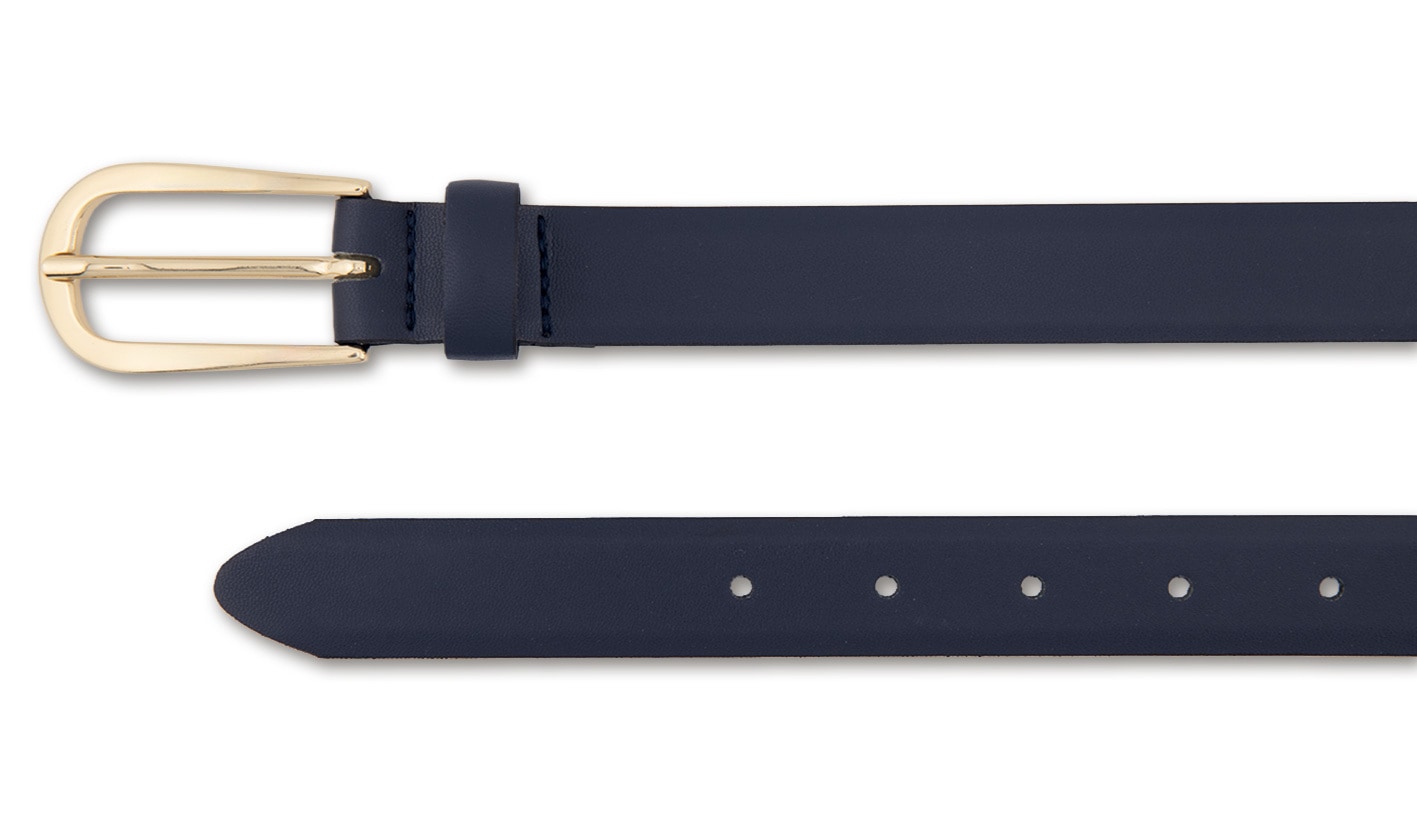 BERND GÖTZ Ledergürtel "Ledergürtel mit elegant schmaler Optik" günstig online kaufen