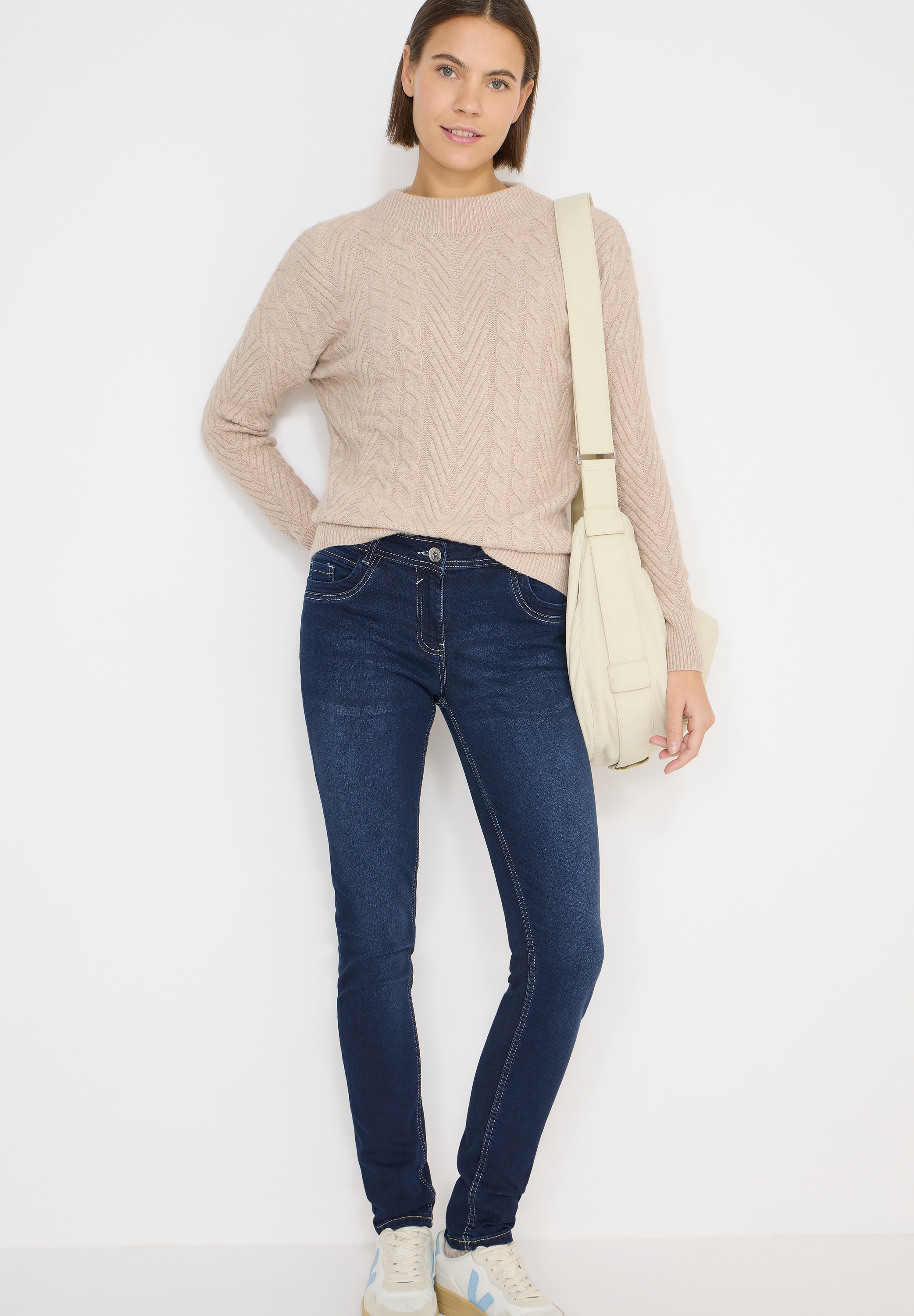 Cecil Comfort-fit-Jeans Middle Waist