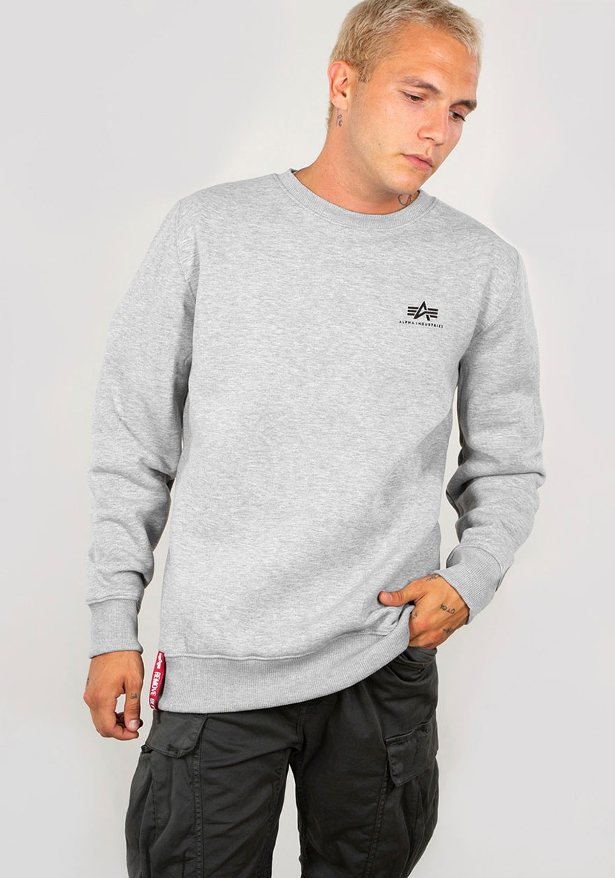 Alpha Industries "Basic Sweater small Logo", Baumwollmischung, regular fit günstig online kaufen