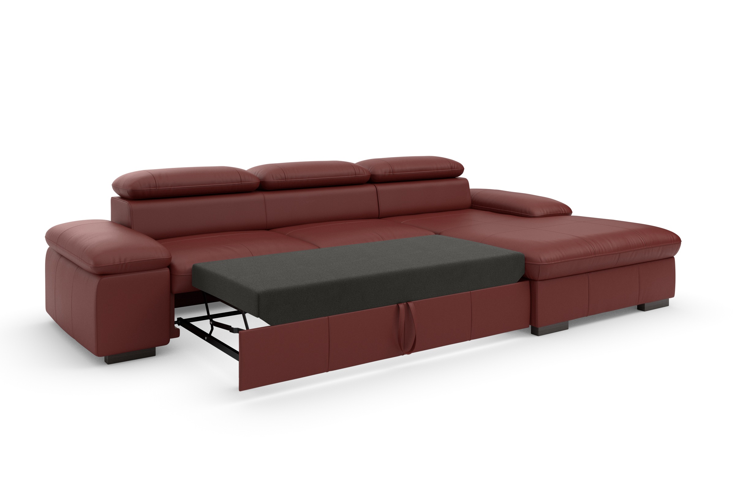 Home affaire Ecksofa »Alberto L-Form«, mit Kopfteilverstellung, wahlweise mit Bettfunktion