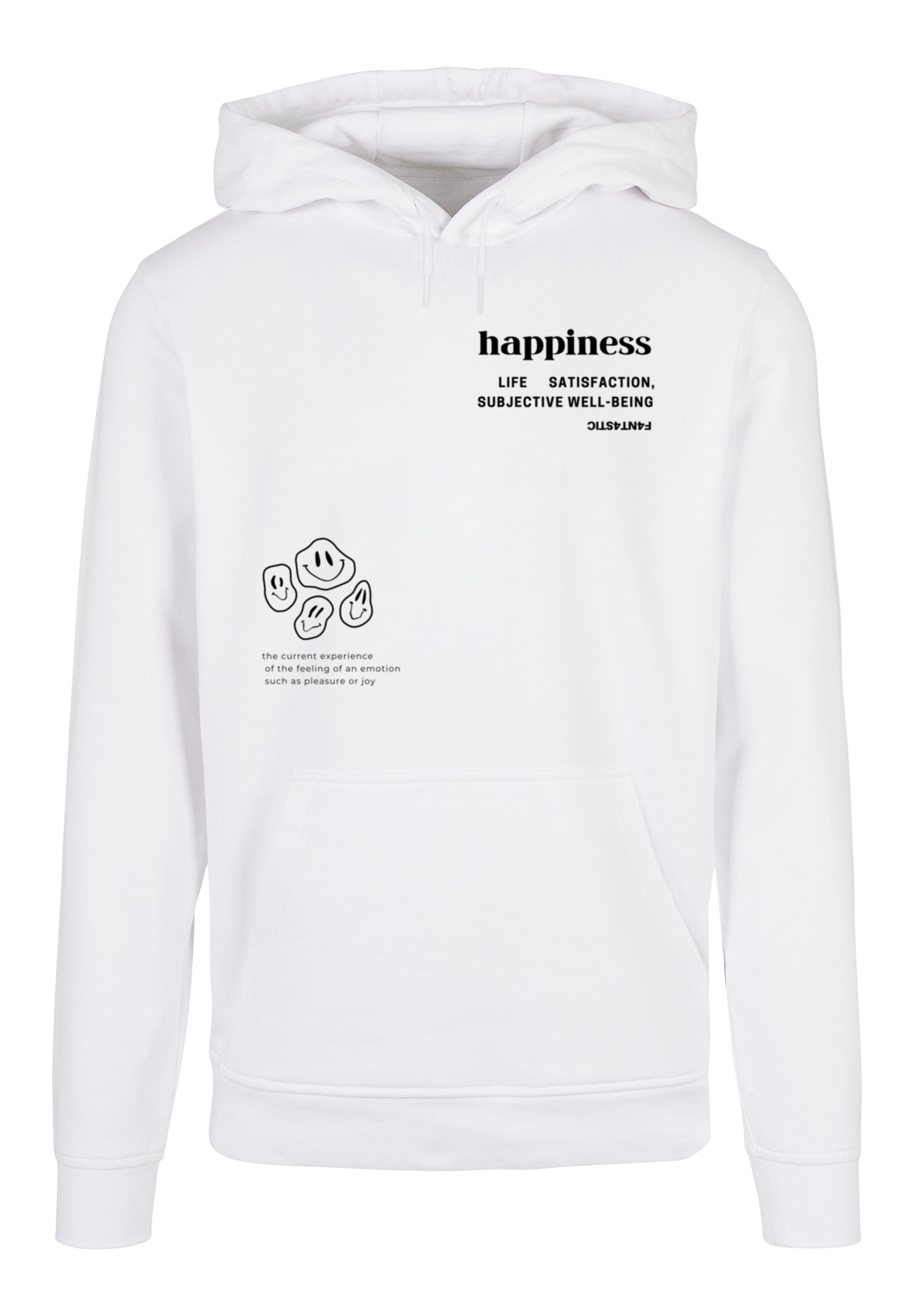 F4NT4STIC Kapuzenpullover "happiness HOODIE UNISEX", Print günstig online kaufen