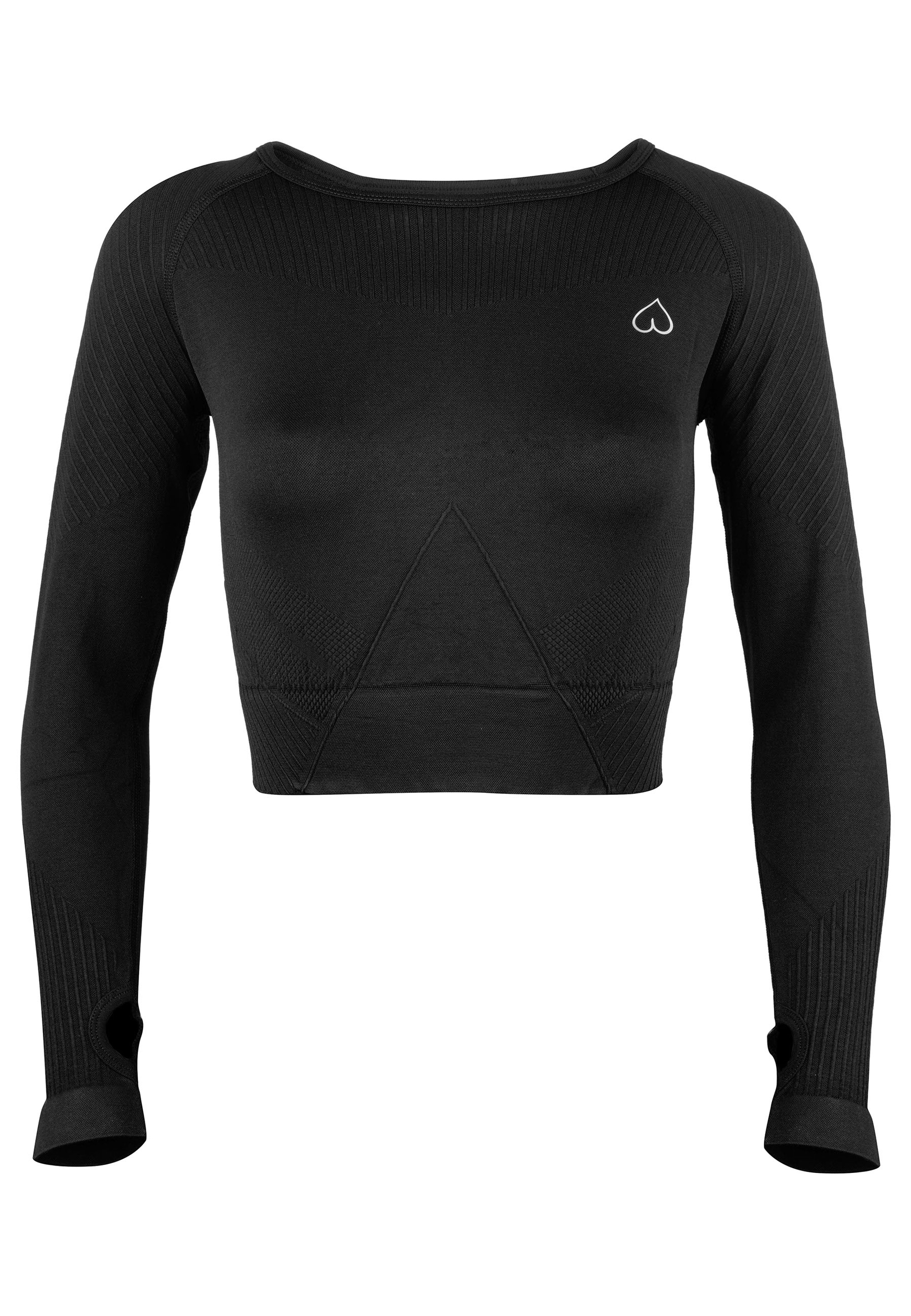 BeShaped Langarmshirt »Femme Force«, (1 tlg.), mit langen Ärmeln und gerippter Textur