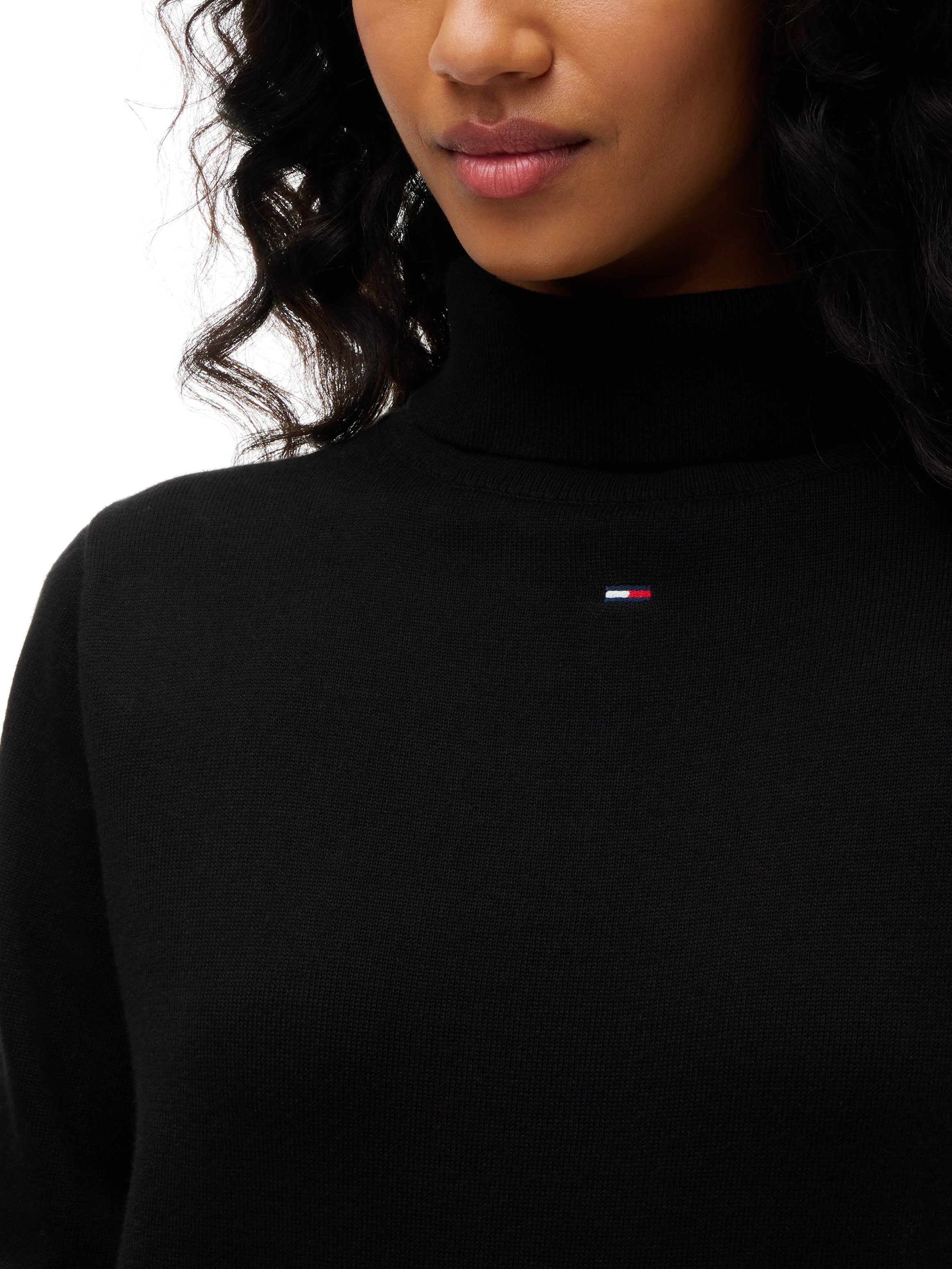Tommy Jeans Sweatkleid »TJW ESS TURTLENECK SWEATER DRESS« Baumwolle