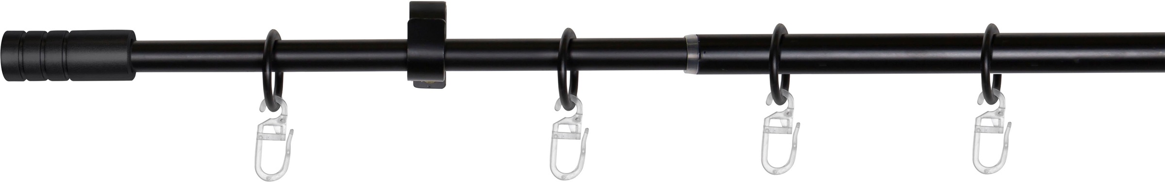 mydeco Gardinenstange »rillcube«, 1 läufig-läufig, ausziehbar
