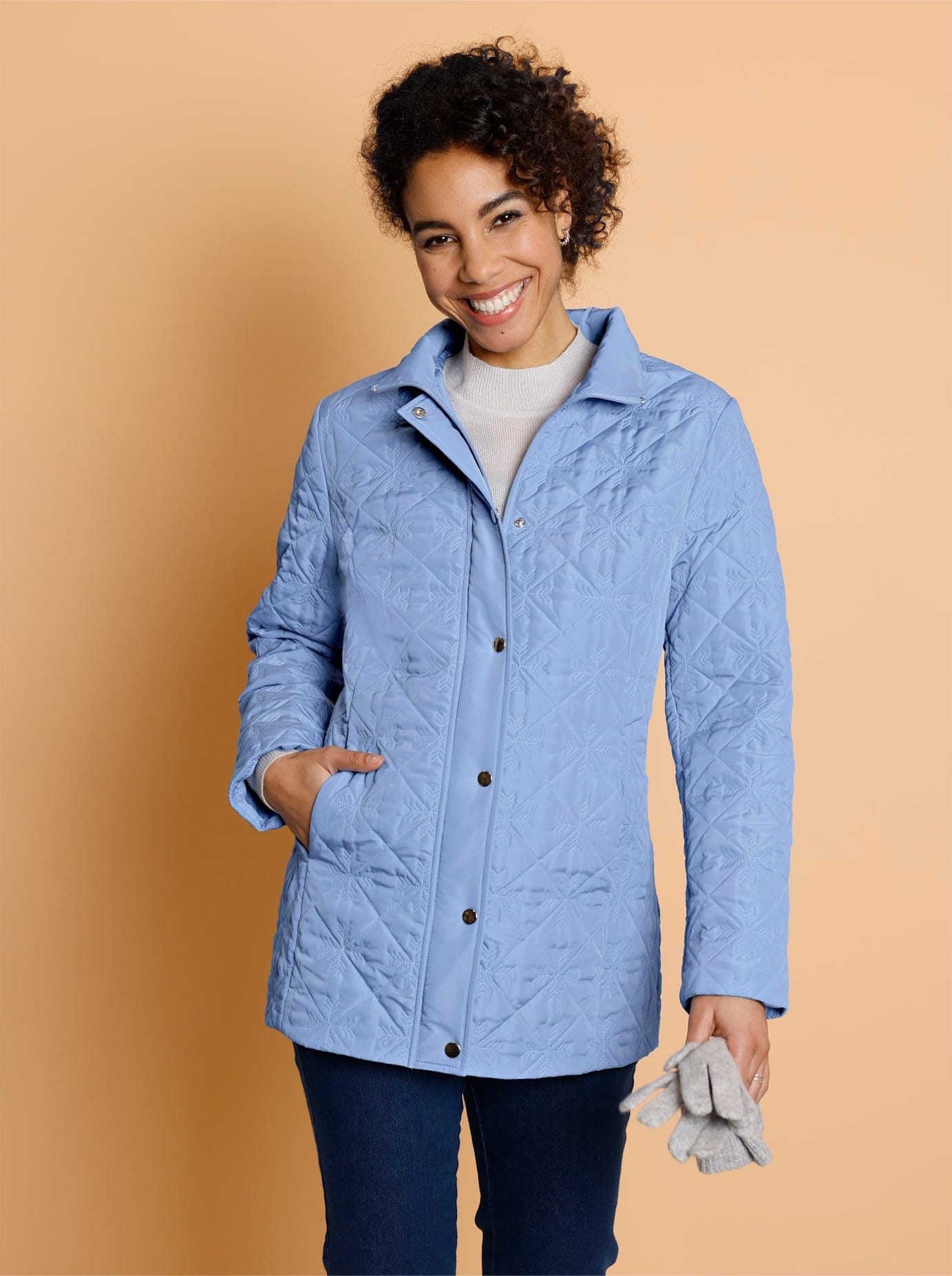 Classic Basics Steppjacke, ohne Kapuze