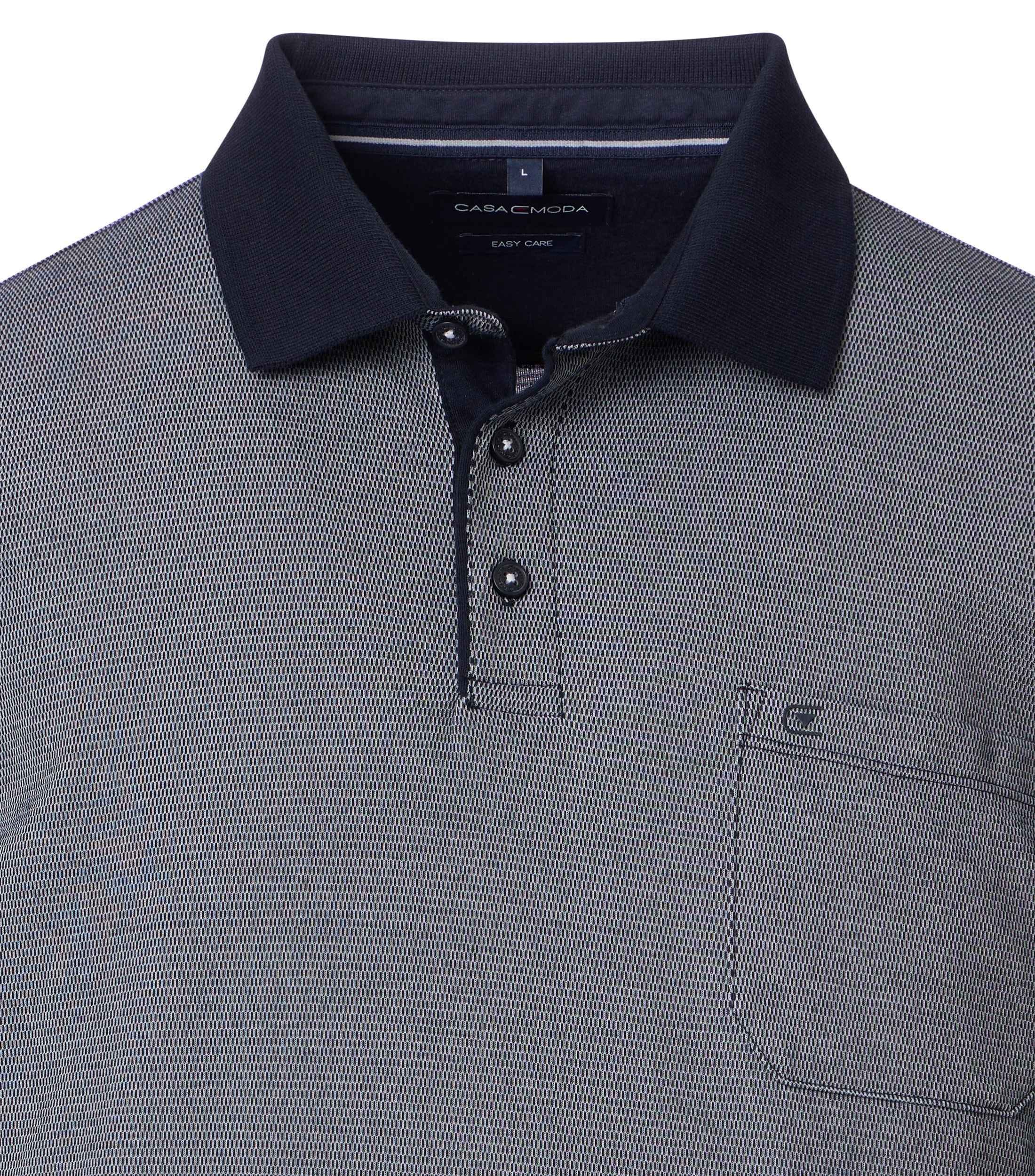 CASAMODA Langarm-Poloshirt »CASAMODA Polo-Shirt Langarm gestreift«