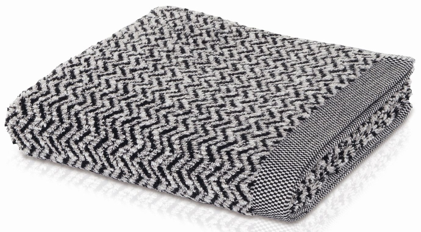 Möve Handtuch "Brooklyn" mit Zick-Zack-Muster, Made in Germany günstig online kaufen