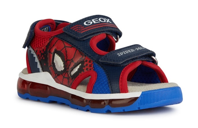 Geox Sandale »J SANDAL ANDROID BOY«, Sommerschuh, Klettschuh, Sandalette, mit cooler Blinkfunktion