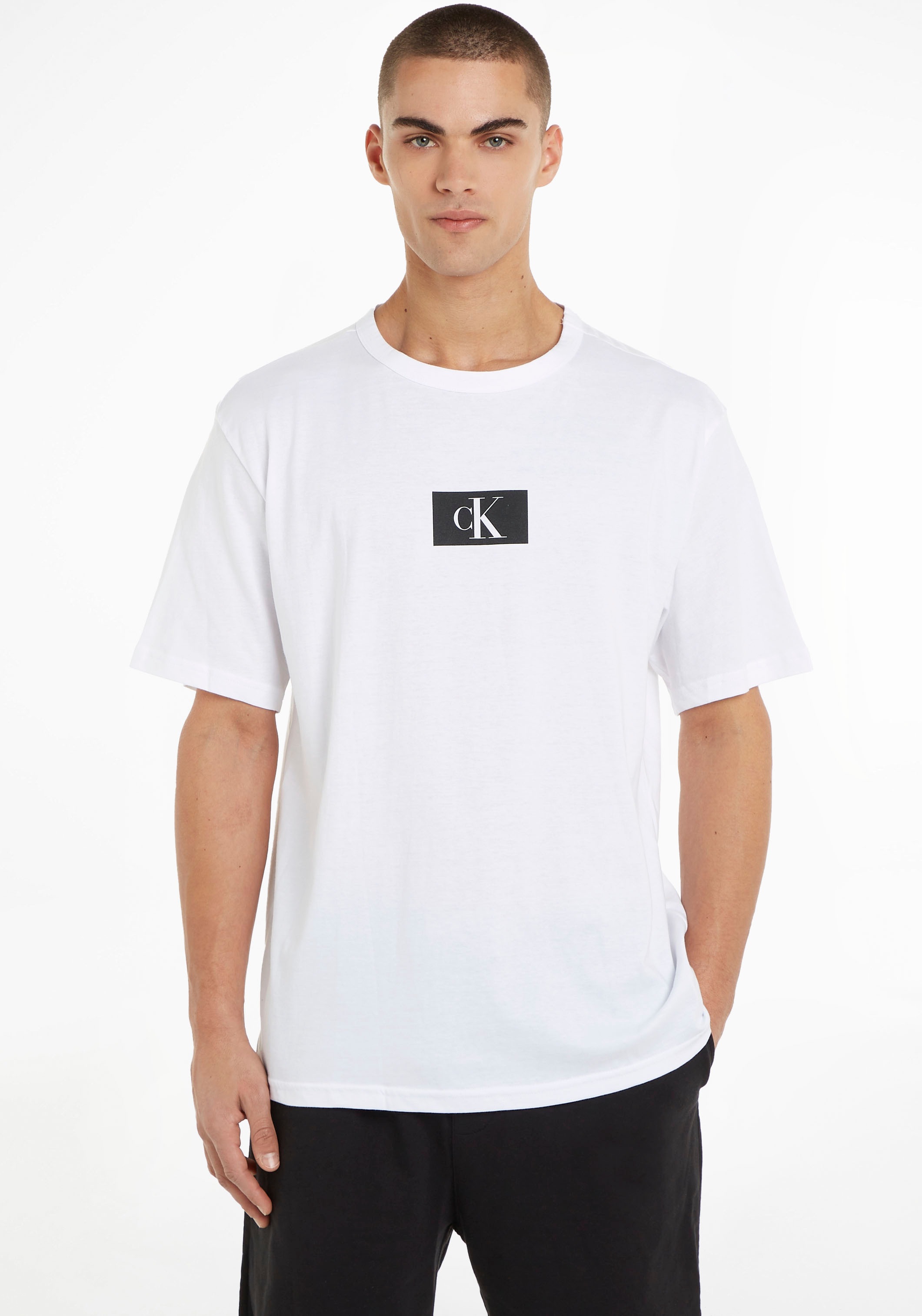 Calvin Klein Marškinėliai »S/S CREW NECK« su Logodr...