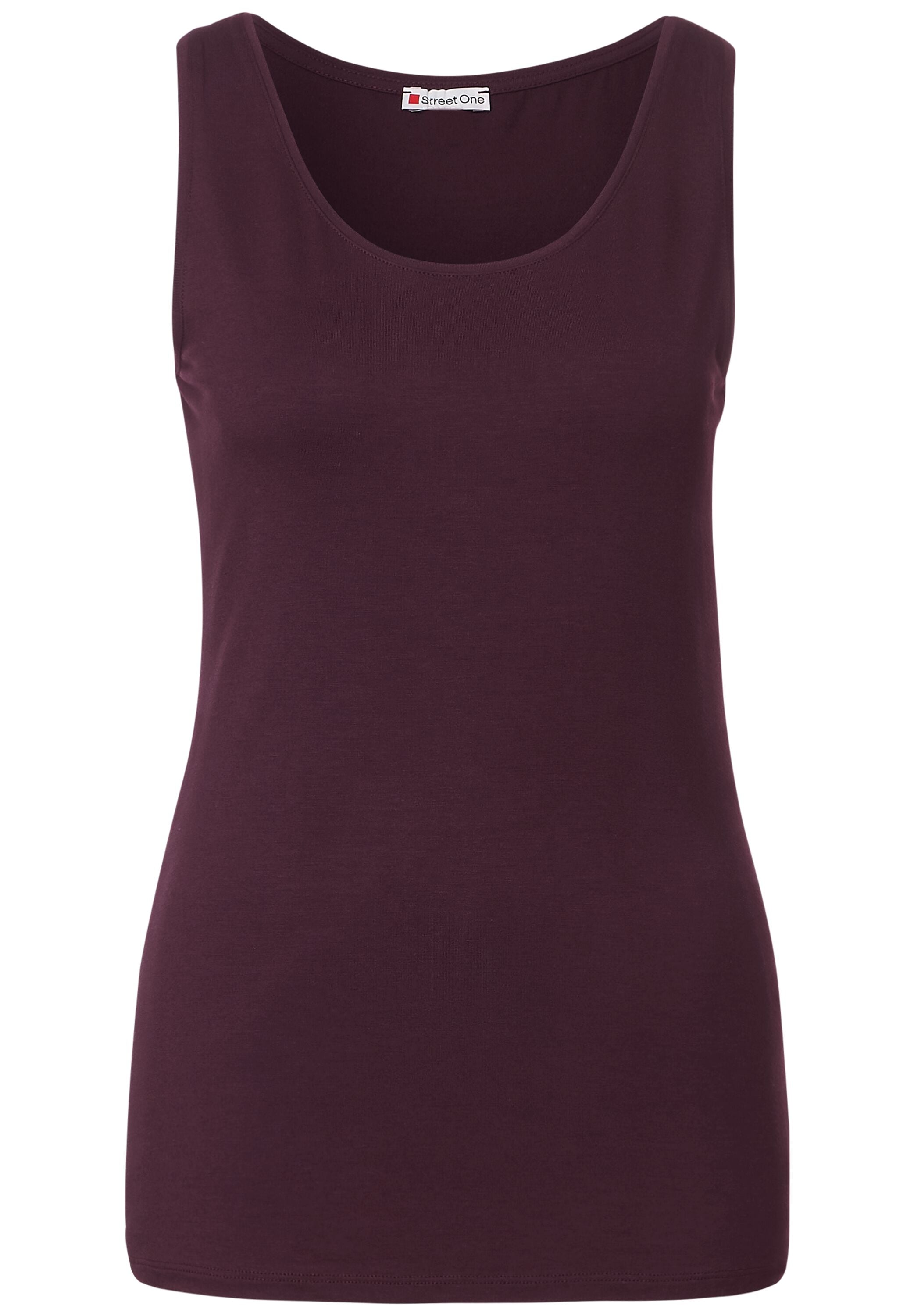 STREET ONE Longtop, mit Rundhalsausschnitt