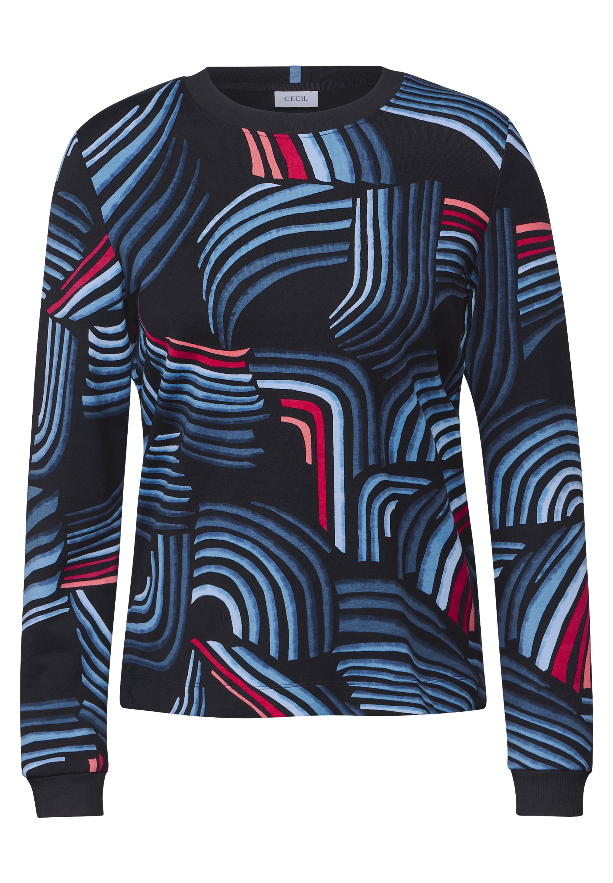 Cecil Langarmshirt, mit Rundhalsausschnitt