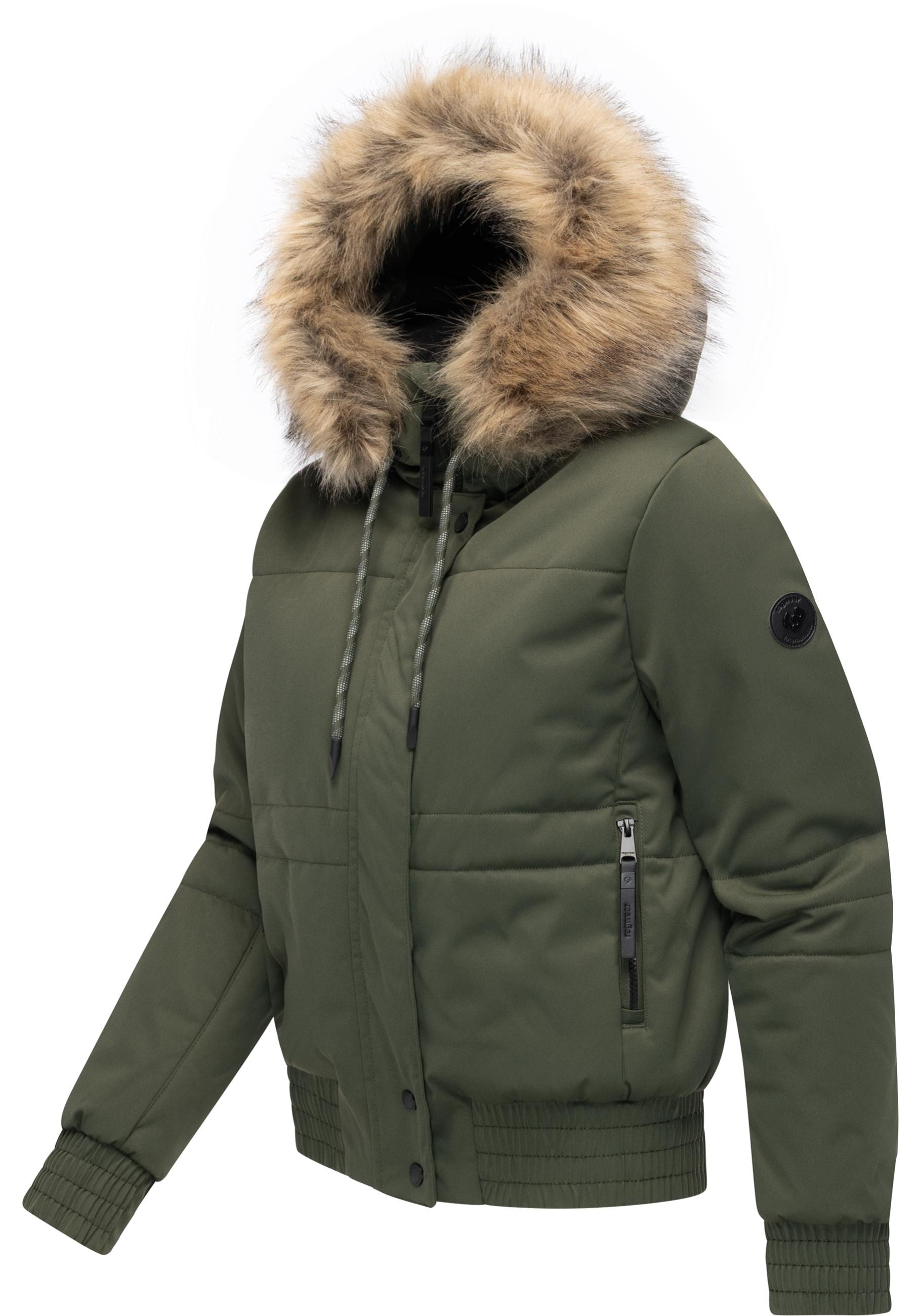 Ragwear Winterjacke "Deluxia YOUMODO" mit Kapuze modische Damen Bomberjacke günstig online kaufen