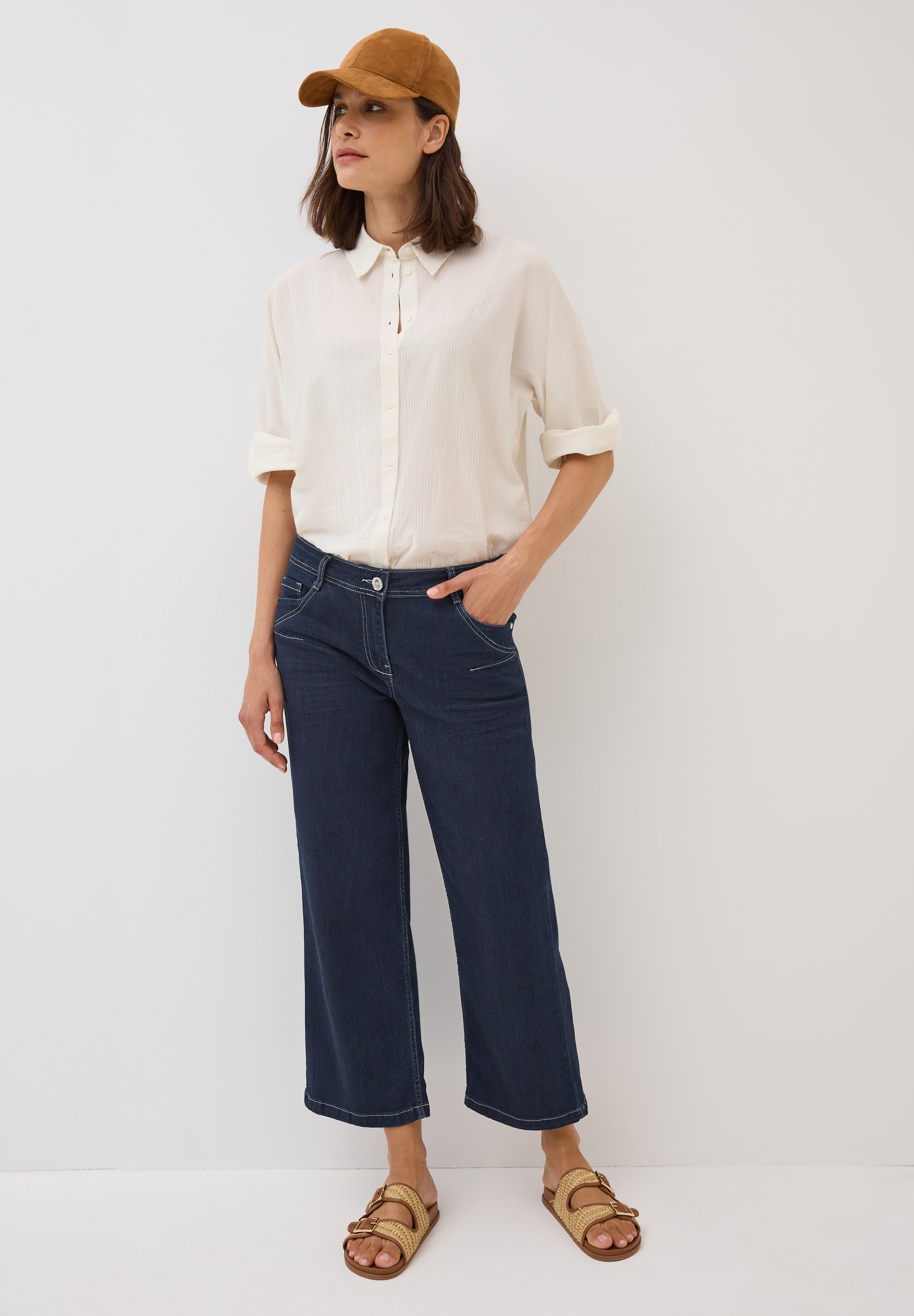 STREET ONE Loose-fit-Jeans, High Waist