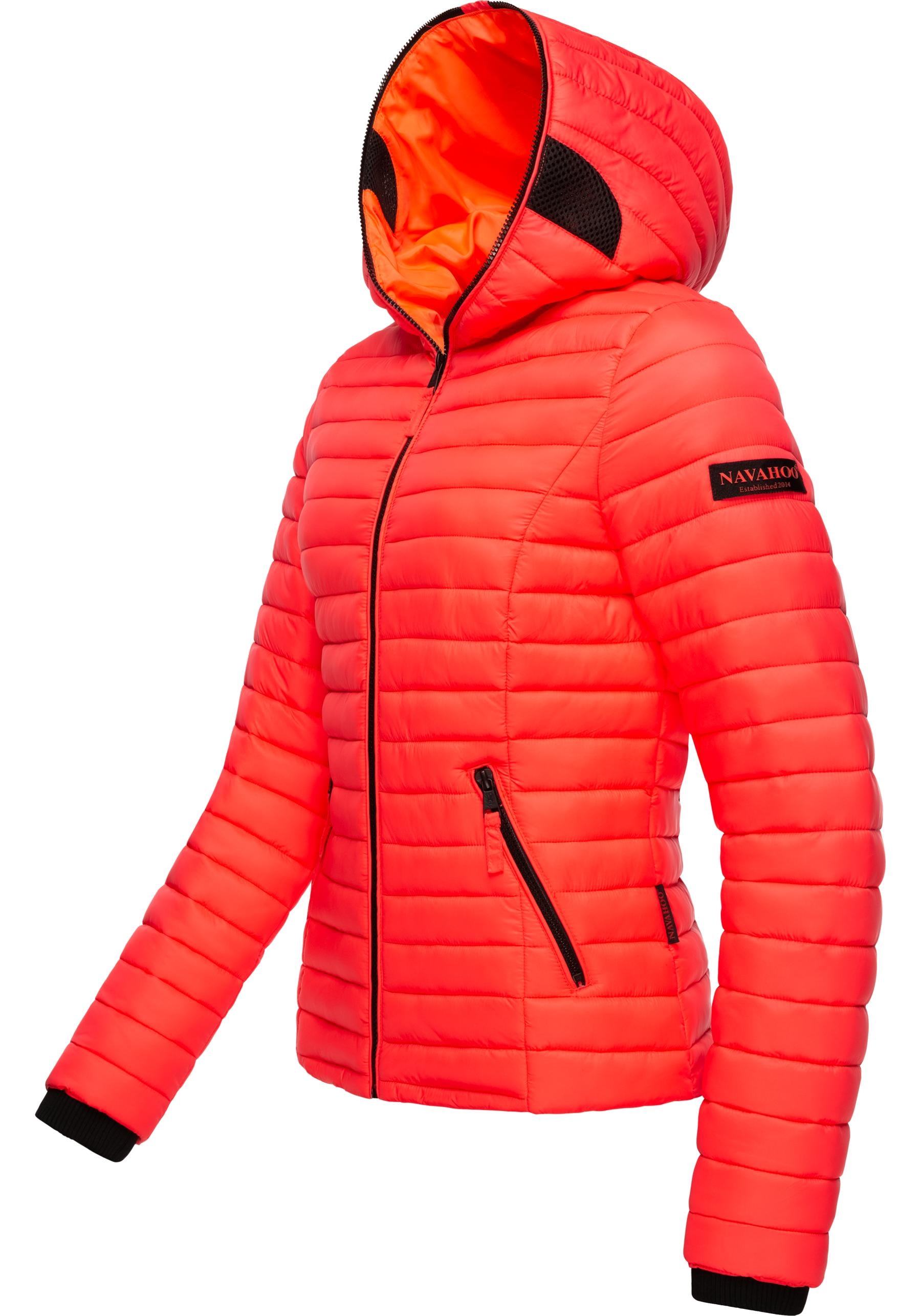 Navahoo Steppjacke »Kimuk«, mit Kapuze, leichte Übergangsjacke mit Kapuze