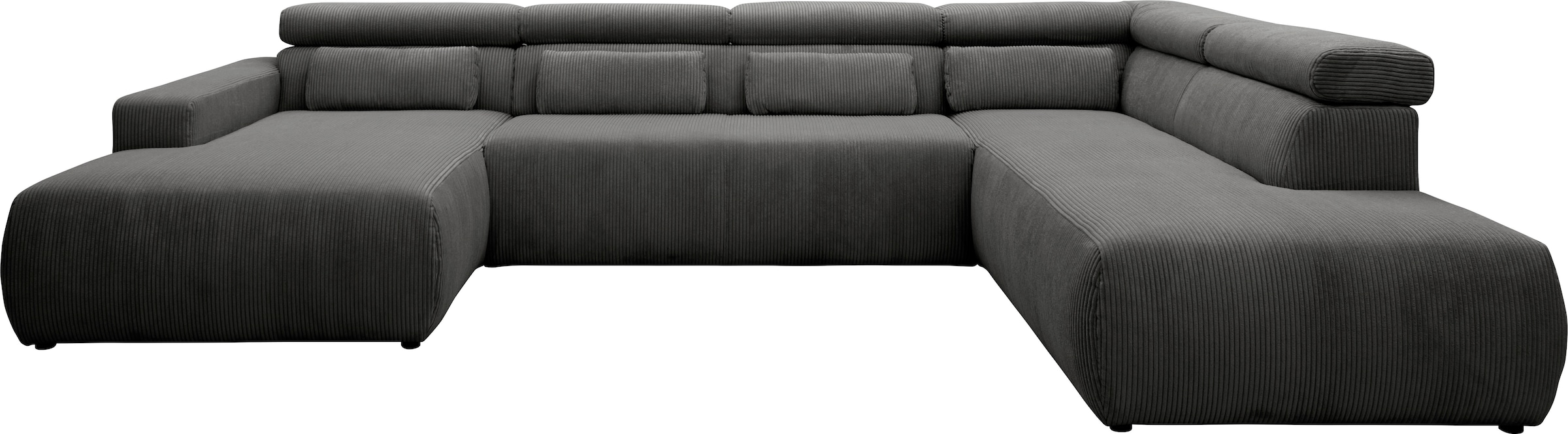DOMO collection Wohnlandschaft "Brandon, belastbar bis 140kg/ Sitz, inkl. N günstig online kaufen