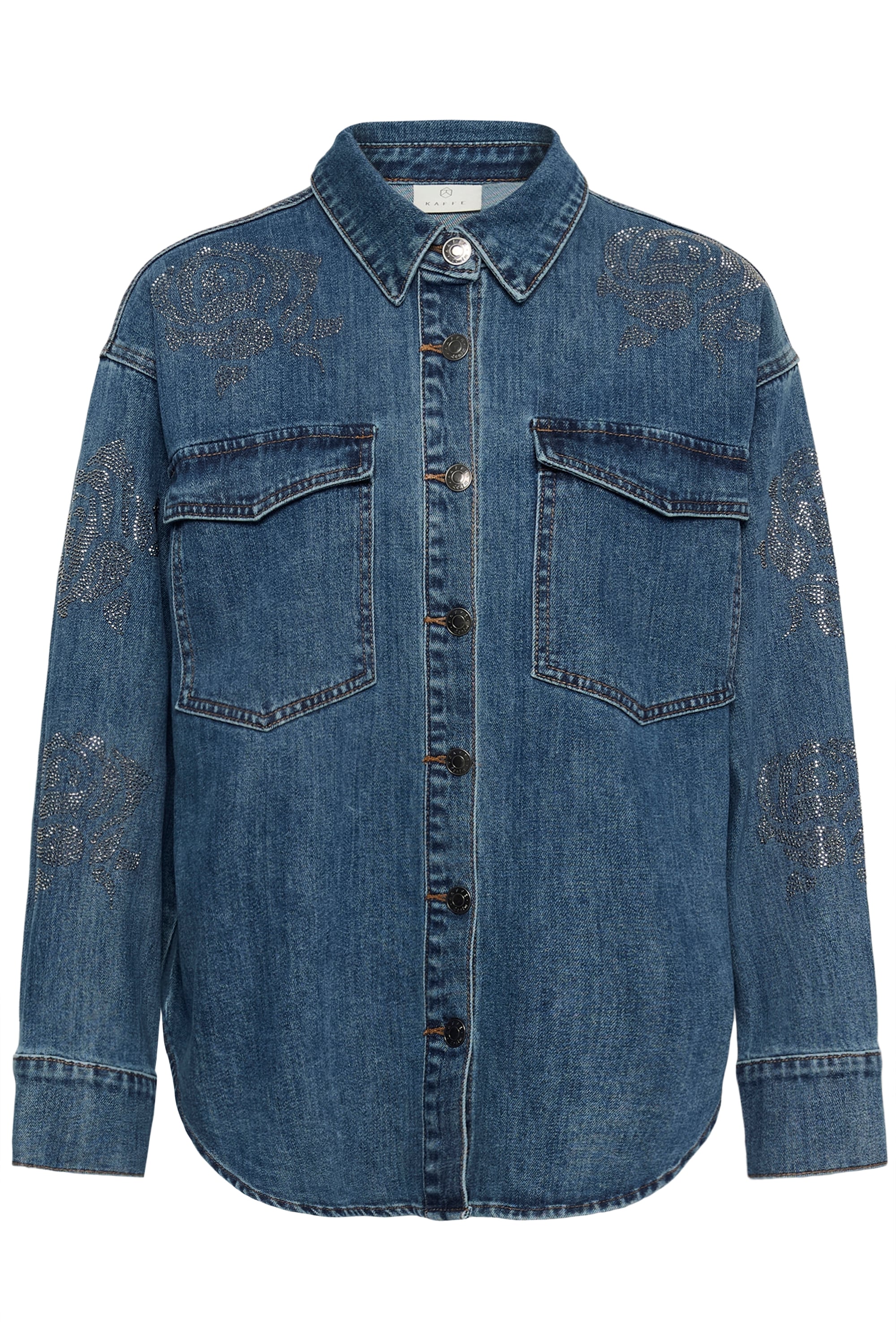 KAFFE Jeansbluse "Damen Jeanshemd KAcastelia"