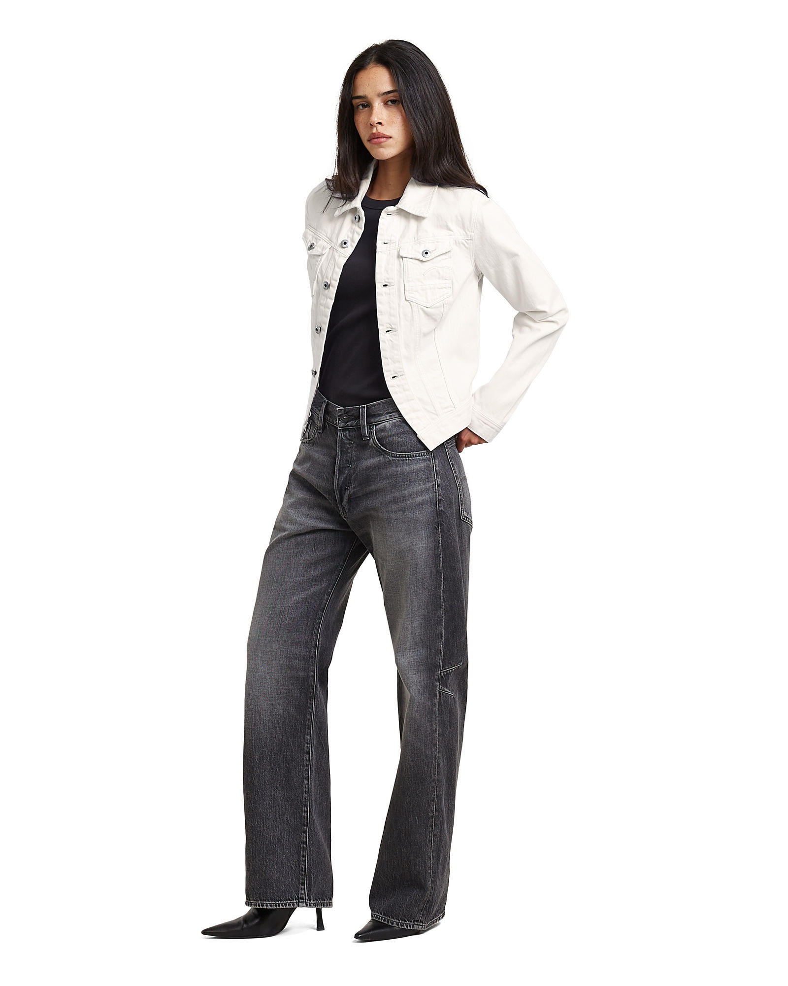 G-STAR Jeansjacke »Pitched Hem Slim Jacke«