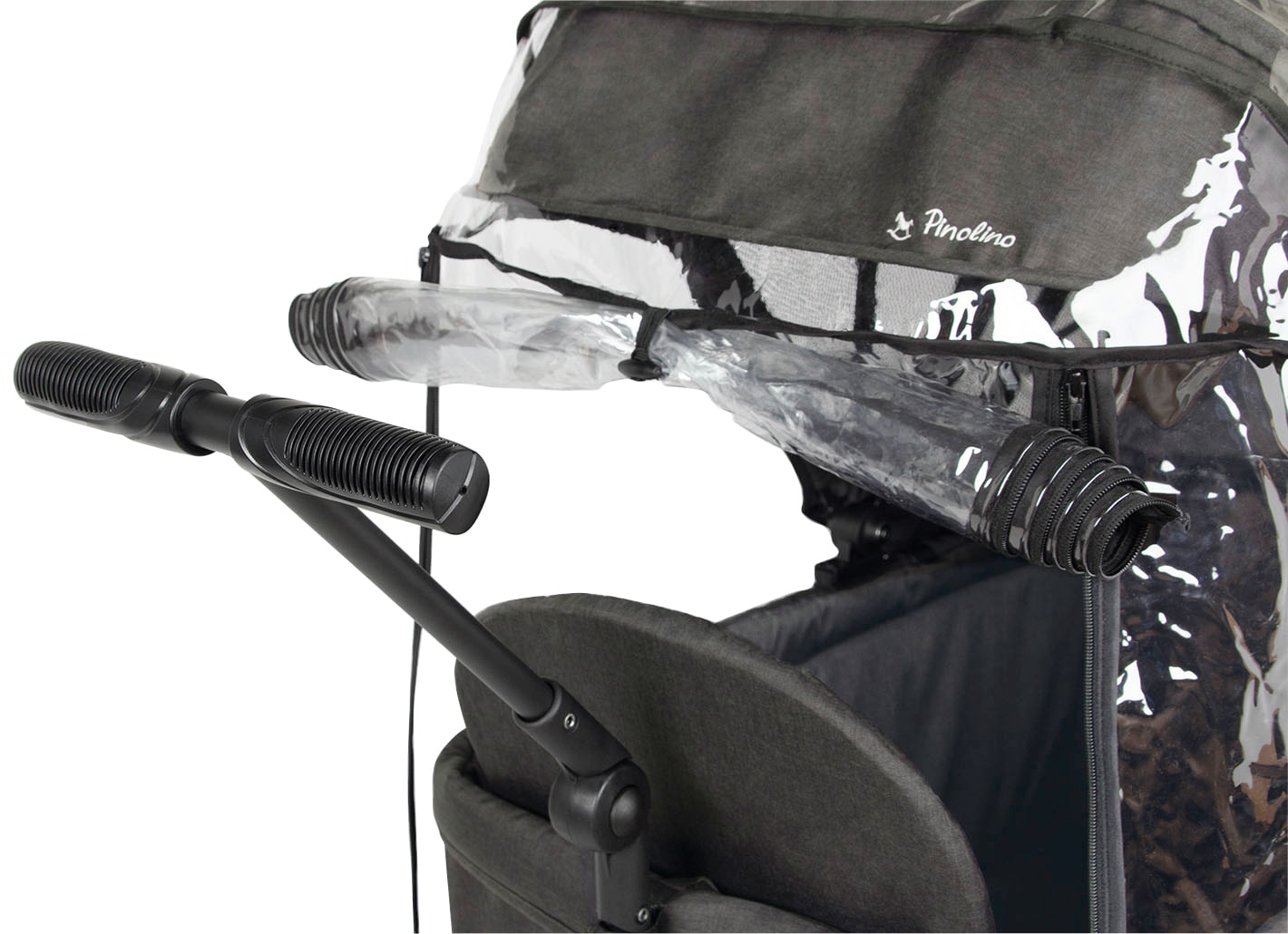 Pinolino® Bollerwagen »Cruiser Premium«, (Set), BxTxH: 118x64x116 cm, inkl. Babyschalenadapter und Regenschutzhaube