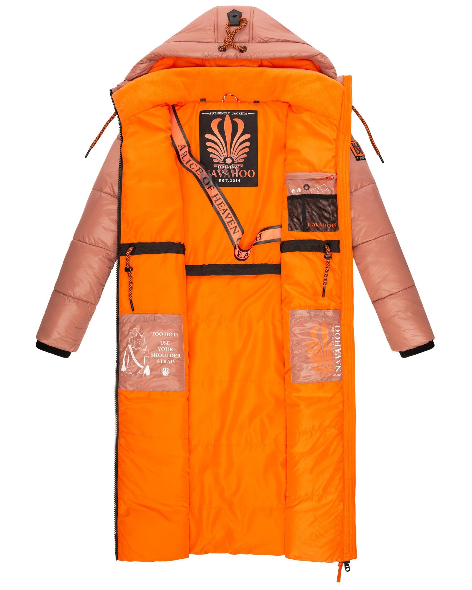 Navahoo Schmuseengel Women Quilted Coat Terracotta XL 3