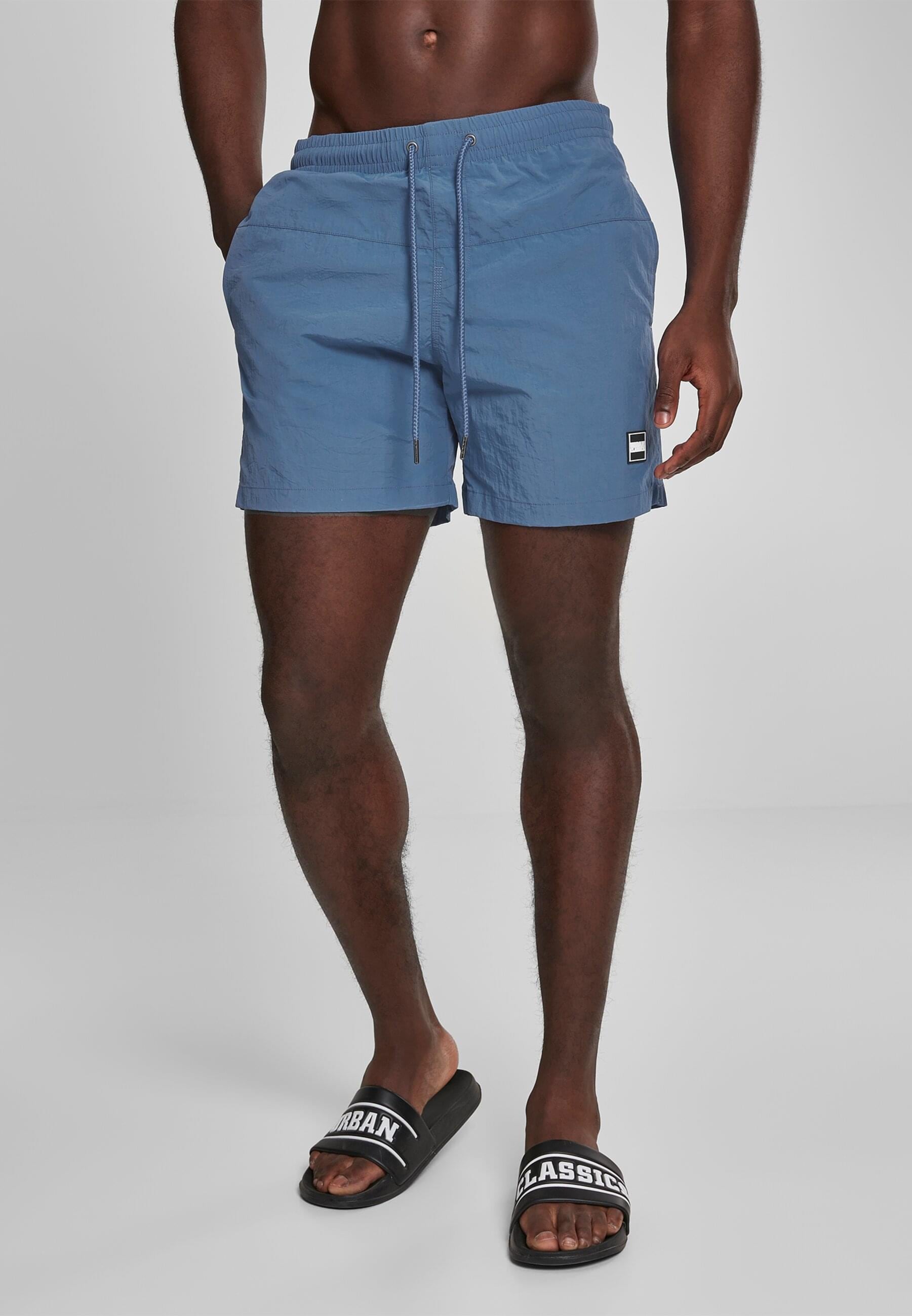 URBAN CLASSICS Badeshorts »Urban Classics Herren Block Swim Shorts 2-Pack«