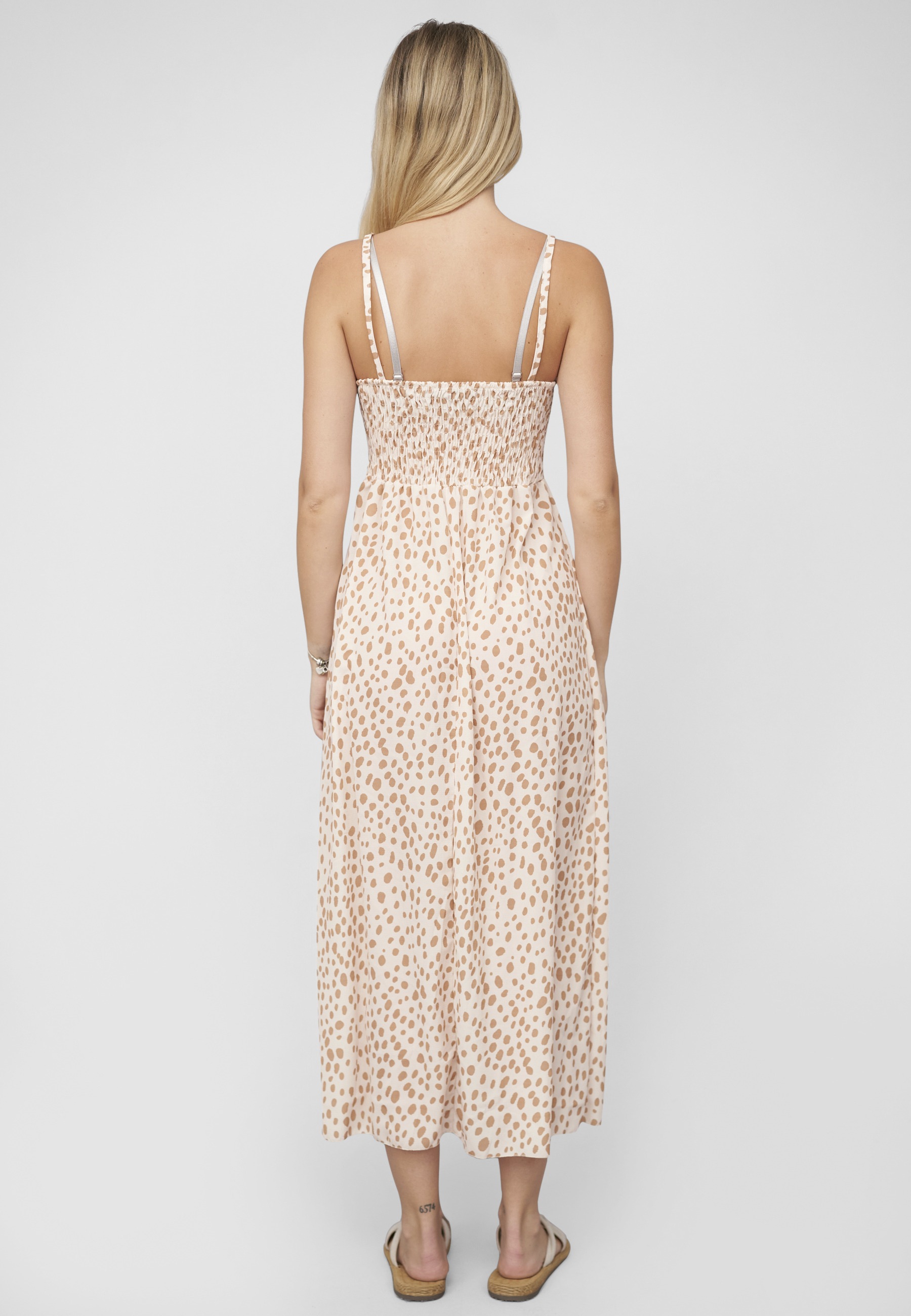 CLOUD 5IVE Shirtkleid »CLOUD 5IVE Longform Dress with aop animal print« 1 Stk. tlg.