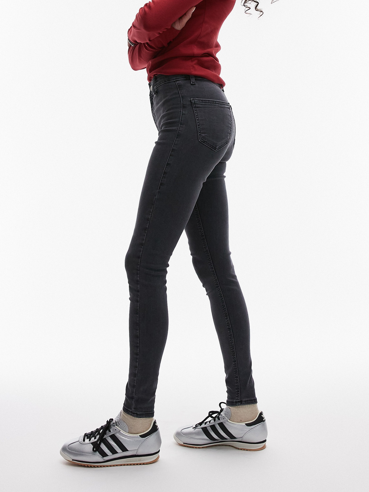 TOPSHOP Skinny-fit-Jeans »TSJONI HR SKINNY DNM JEANS BLW NOOS« Baumwollmischung, skinny fit