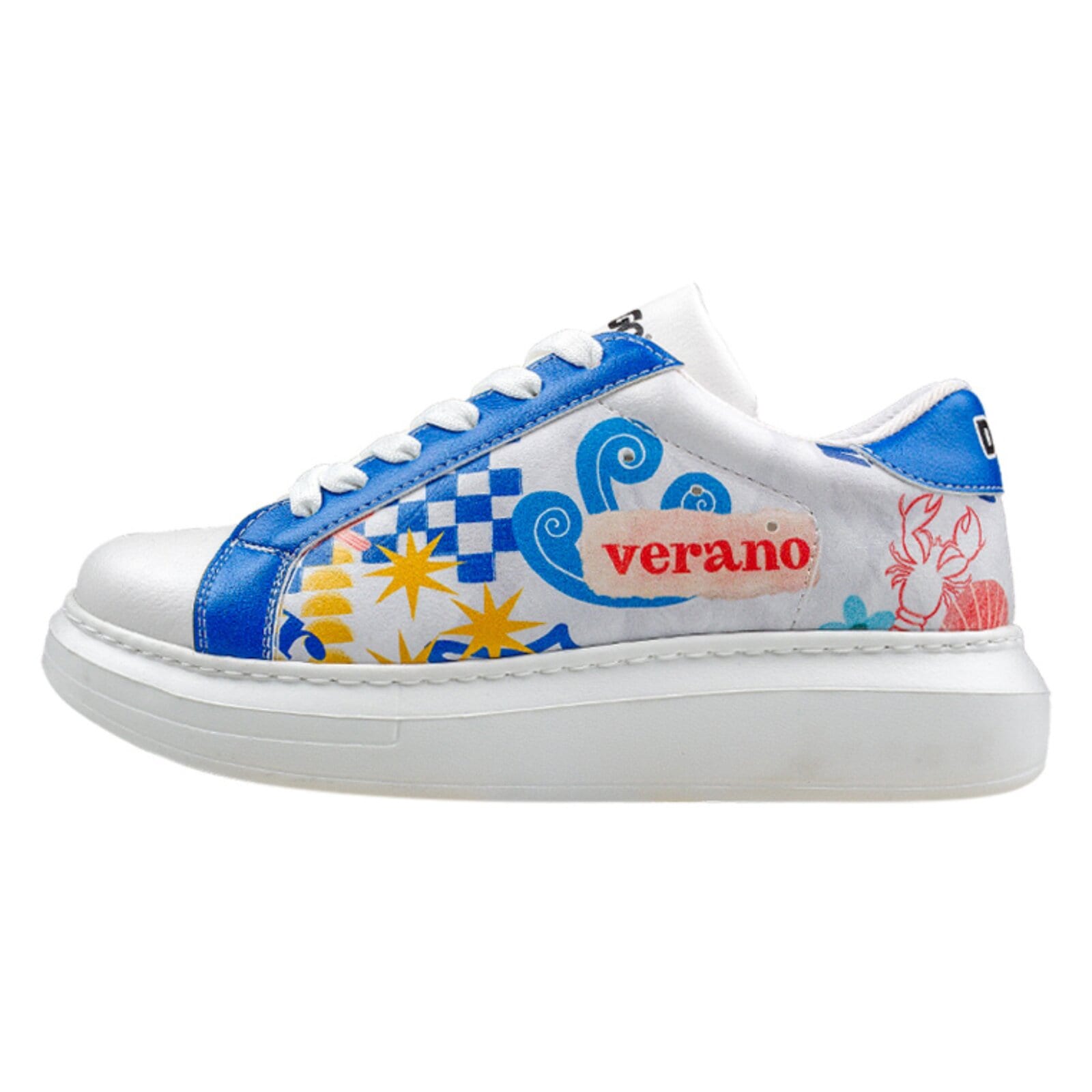 DOGO Sneaker "Verona Low-Top Sneaker Azur Damen Sneaker" Handgefertigt