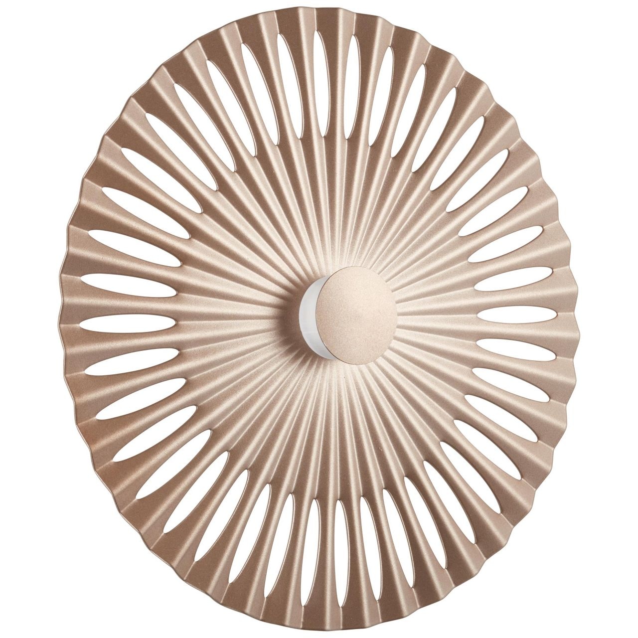 Brilliant LED Wandleuchte »Phinx«, 1 flammig-flammig, Ø 32 cm, dekorativer  Lichteffekt, 1300 lm, warmweiß, Aluminium, braun | BAUR | Wandleuchten