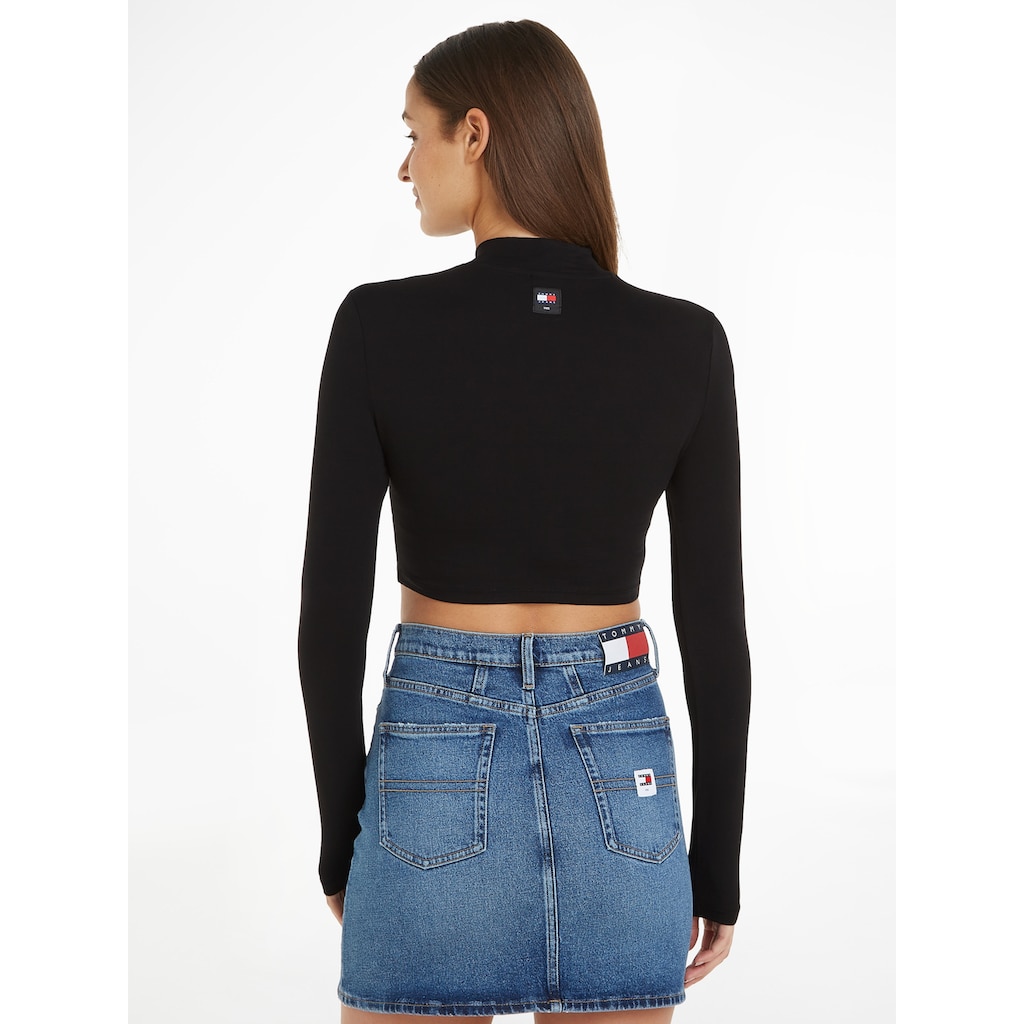 Tommy Jeans Stehkragenshirt »TJW SLIM SP CRP ESS LOGO 1+ MOCK«